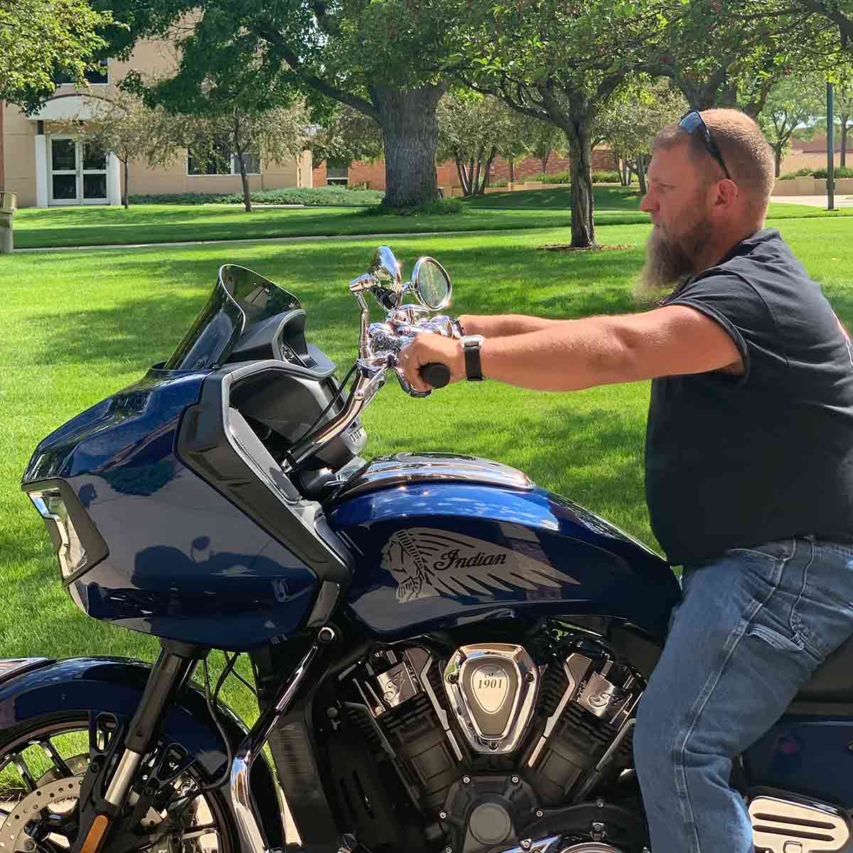 Chrome 13" KlipHanger Handlebar for Indian Challenger and Pursuit Motorcycles(Chrome)