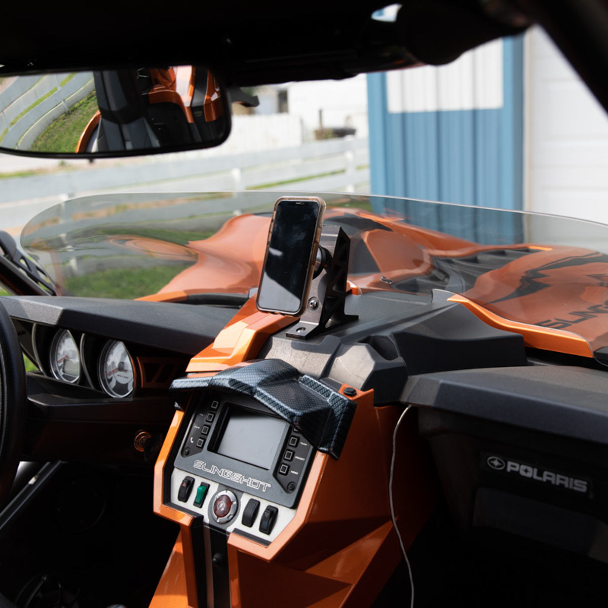 Dash Magnetic Phone Mount for Polaris® Slingshot (Black Dash Mount)