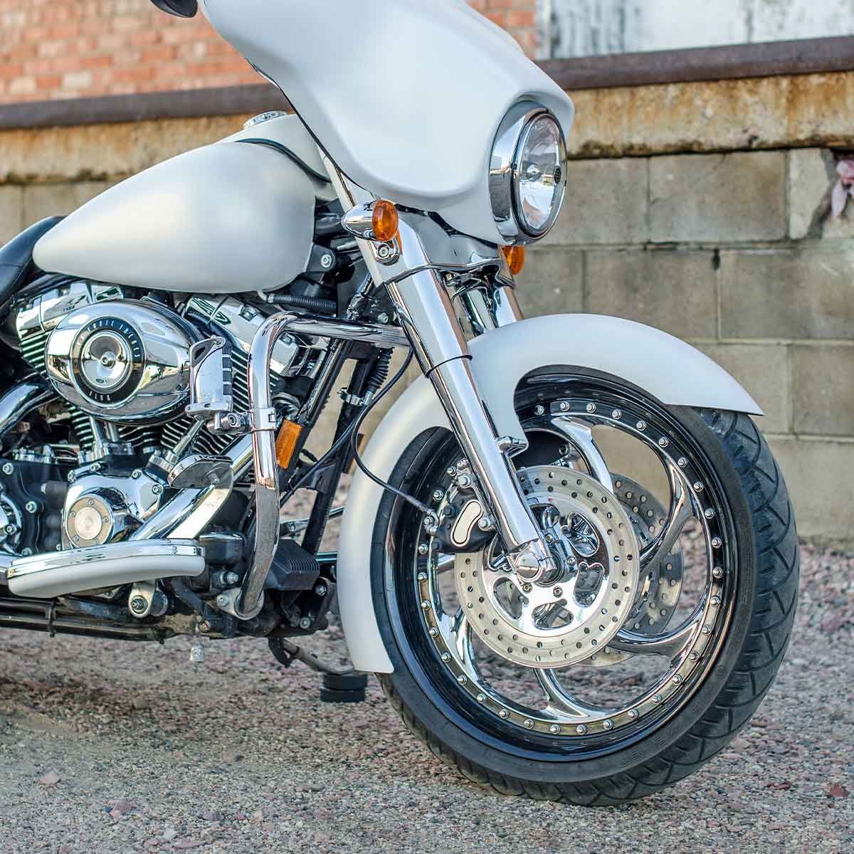21" Slicer Tire Hugger Front Fenders for Harley-Davidson 1983-2013 Touring Motorcycle Models(21" Slicer)