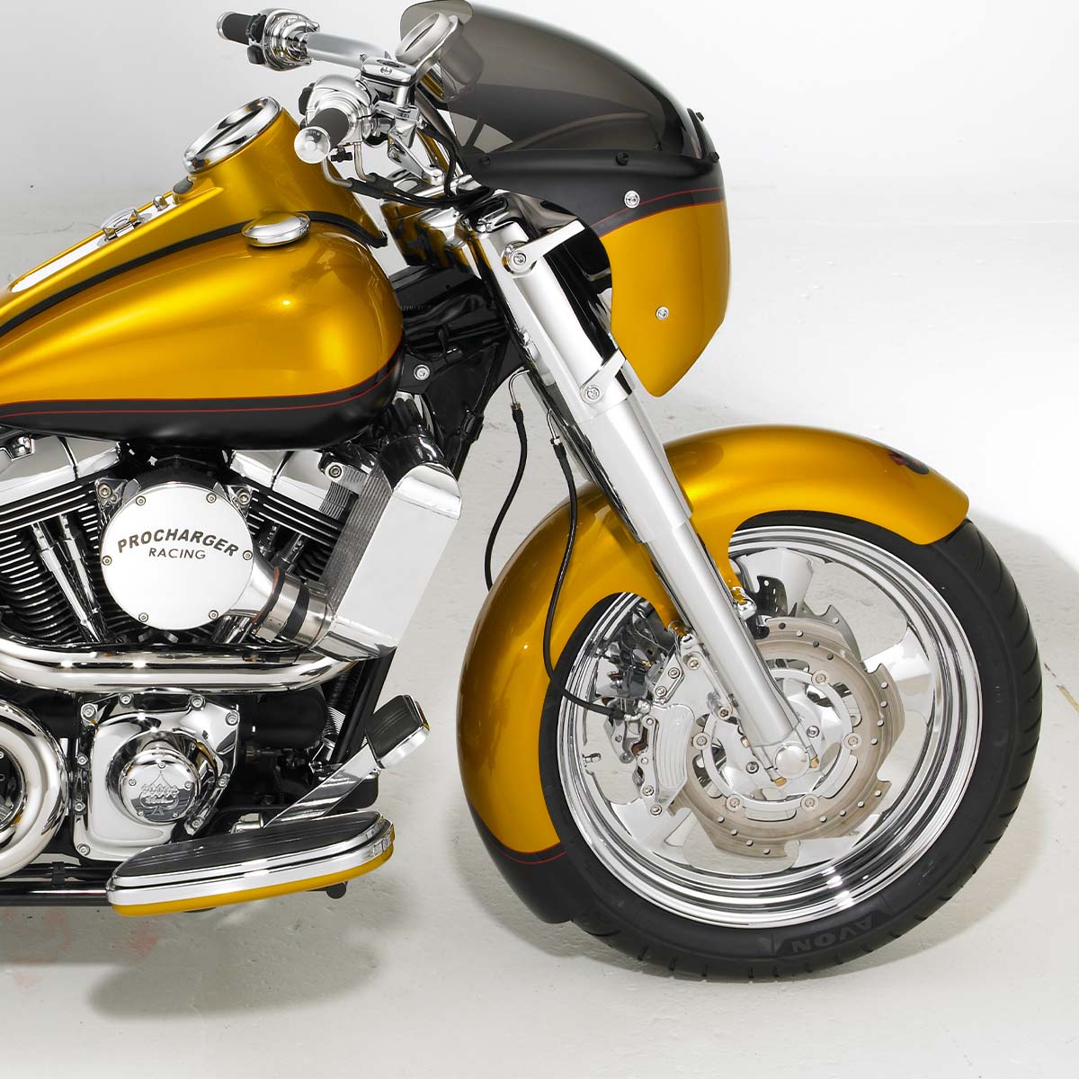 16-19" Wrapper Tire Hugger Front Fenders for Harley-Davidson 1983-2013 Touring Motorcycle Models(16-19" Wrapper)
