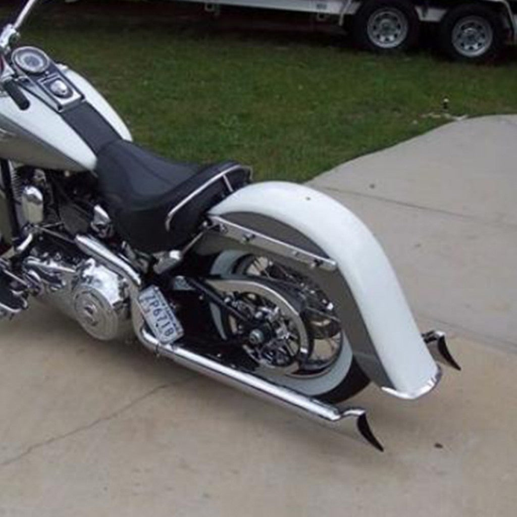 Extended Smooth Benchmark Rear Fenders for Harley-Davidson 2000-2017 Softail Motorcycles(Extended Rear - Smooth)