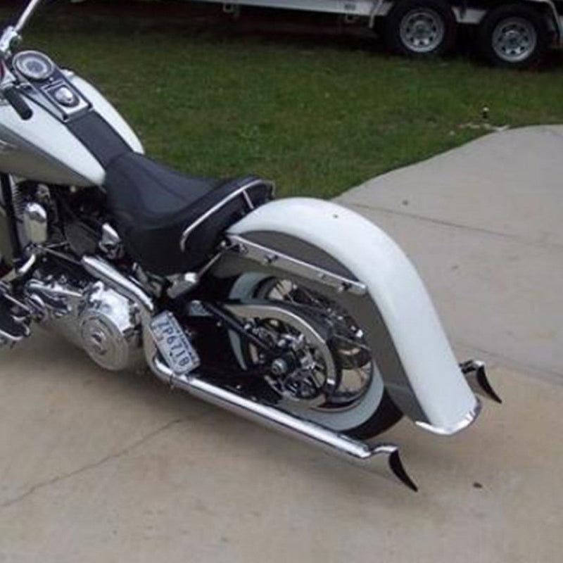 Extended Smooth Benchmark Rear Fenders for Harley-Davidson 2000-2017 Softail Motorcycles(Extended Rear - Smooth)