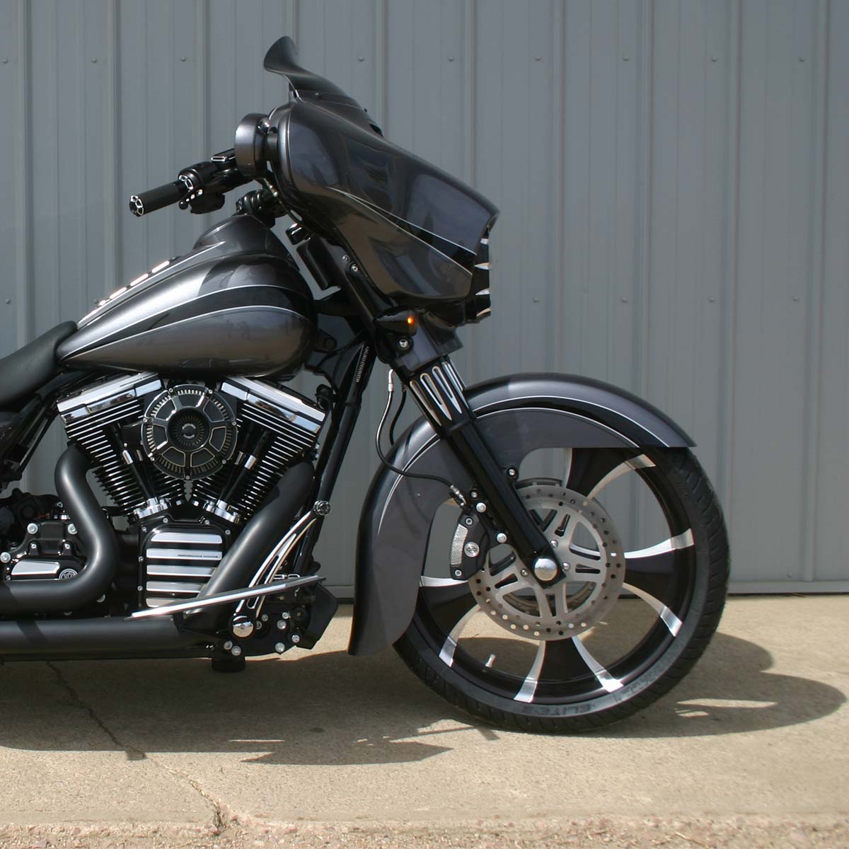 21" Benchmark Front Fender FIT KIT for Harley-Davidson 2014-2024 Touring Motorcycle Models(Benchmark - 21")