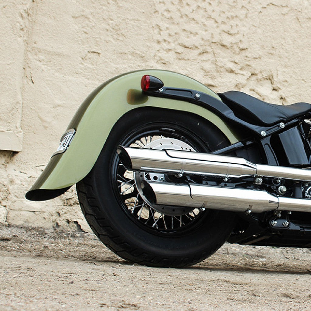 Extended Frenched Benchmark Rear Fender for Harley-Davidson 2012-2017 Softail Slim Motorcycles(Extended Rear Fender - Frenched)