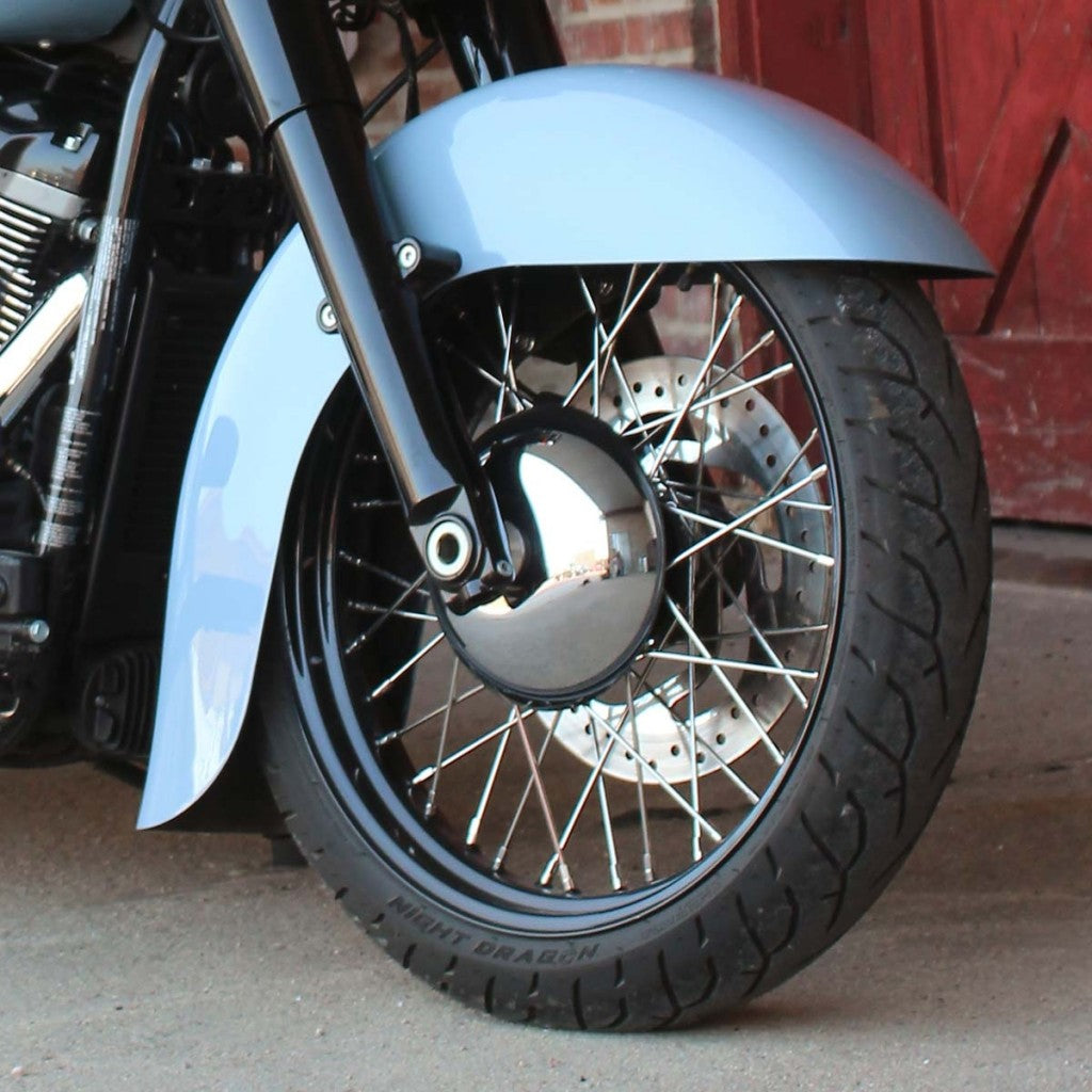 Benchmark Front Fender Fit Kit for Harley-Davidson 2018-2024 FL Softail Motorcycles (16-19" Benchmark Front Fender Fit Kit)