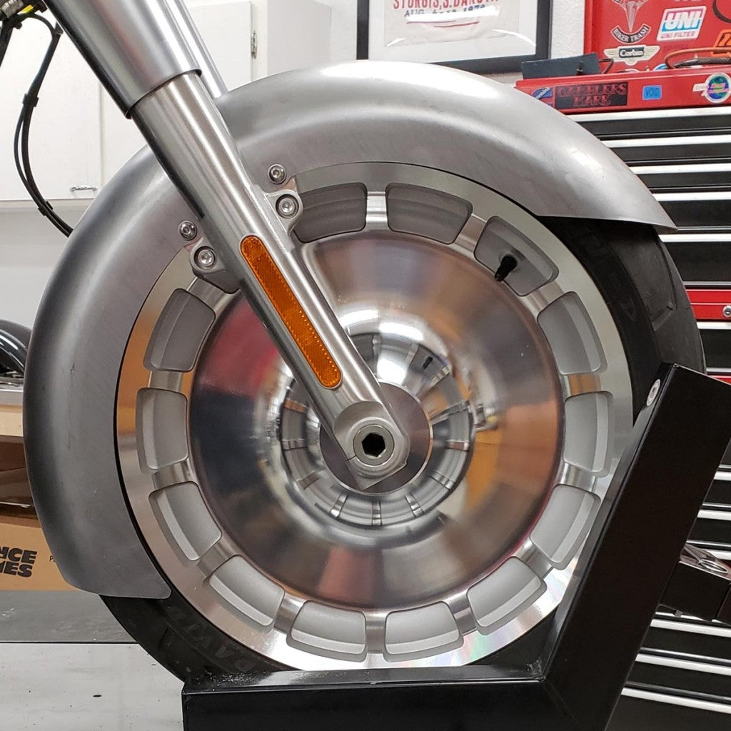 Slicer Tire Hugger Front Fenders for Harley-Davidson 2018-2023 Fatboy Motorcycles(Slicer)