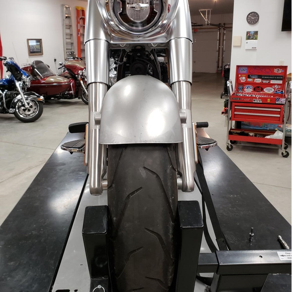Roller Tire Hugger Front Fenders for Harley-Davidson 2018-2024 Fat Boy Motorcycles(Roller)