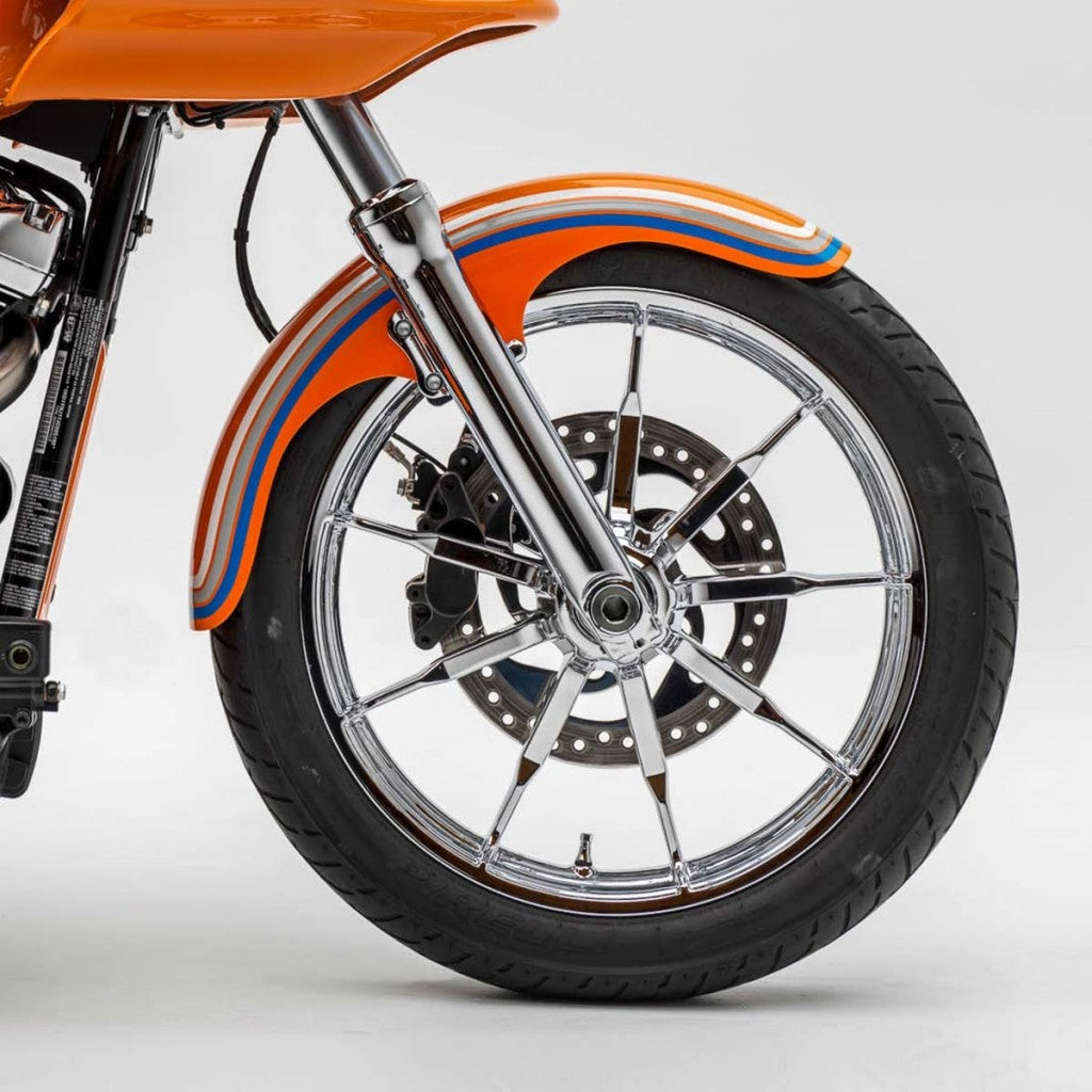 19ā Klub Tire Hugger Front Fender Fit Kit For Harley-Davidson 2018-2024 Softail Low Rider Motorcycles(Klub)