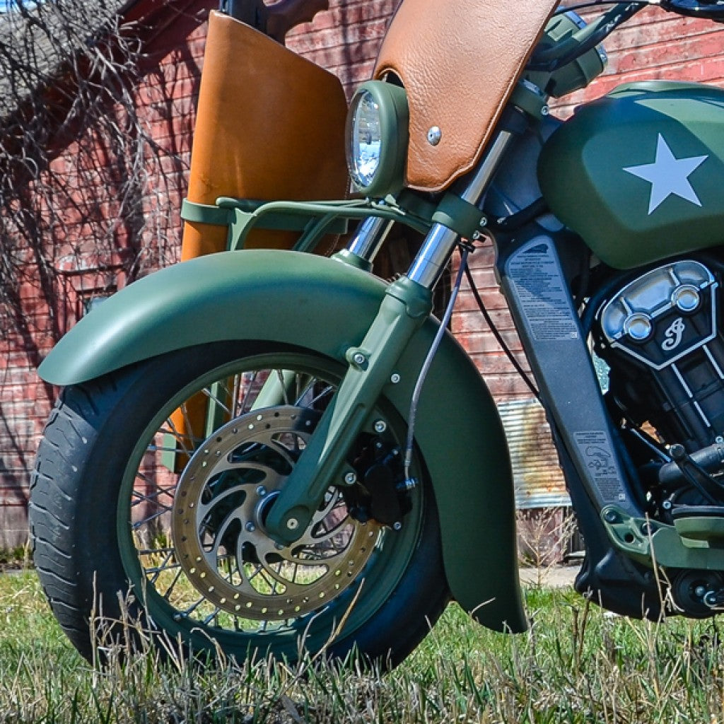 Klassic Stamped Steel Front Fenders for Indian® Scout Motorcycles(Klassic Stamped Steel Front Fender)