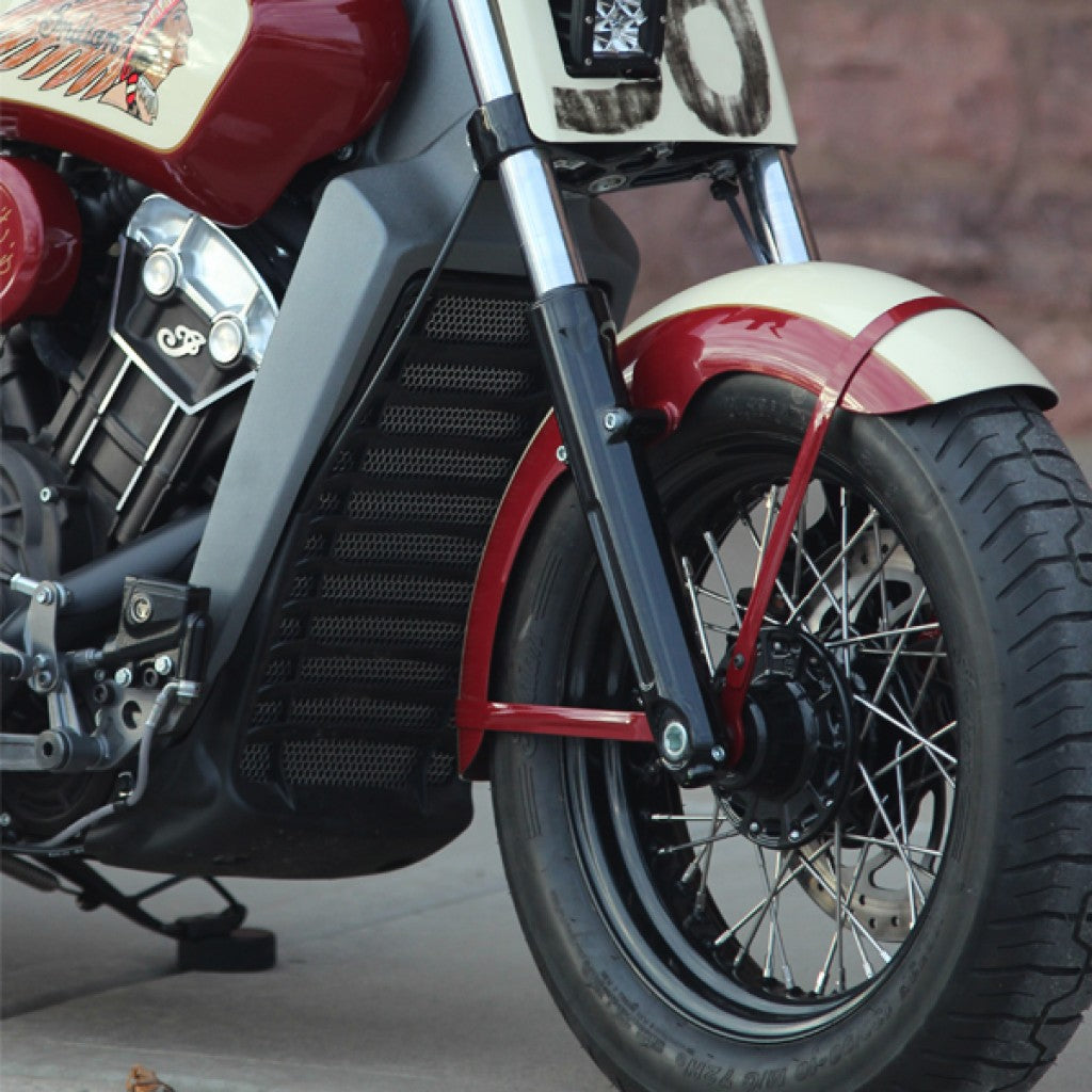Outrider Stamped Steel Front Fenders for Indian® Scout Motorcycles(Outrider Stamped Steel Front Fender)
