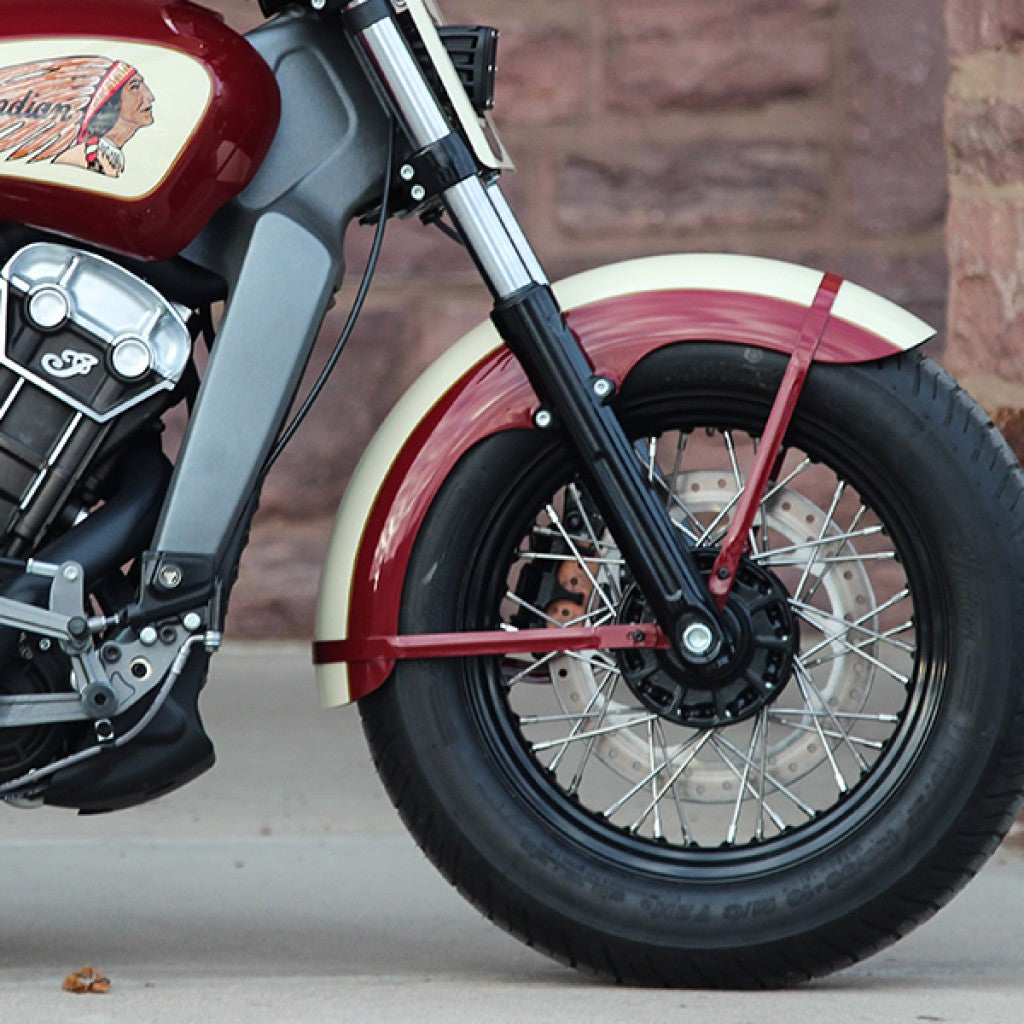 Outrider Stamped Steel Front Fenders for Indian® Scout Motorcycles(Outrider Stamped Steel Front Fender)