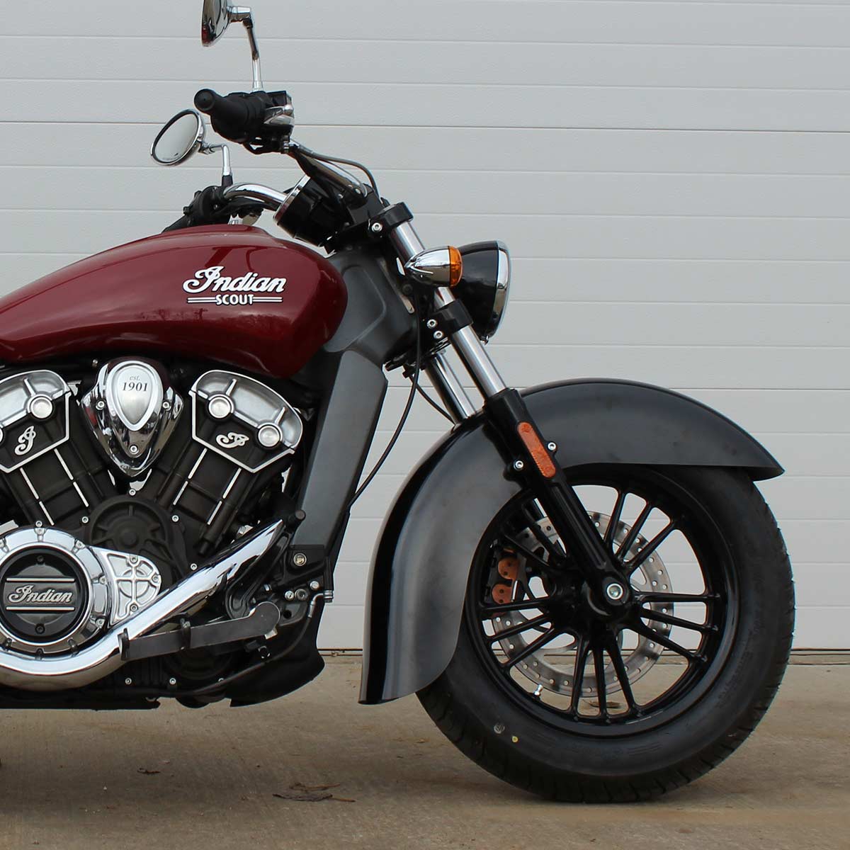 Benchmark Stamped Steel Front Fenders for Indian® Scout Motorcycles(Benchmark Stamped Steel Front Fender)