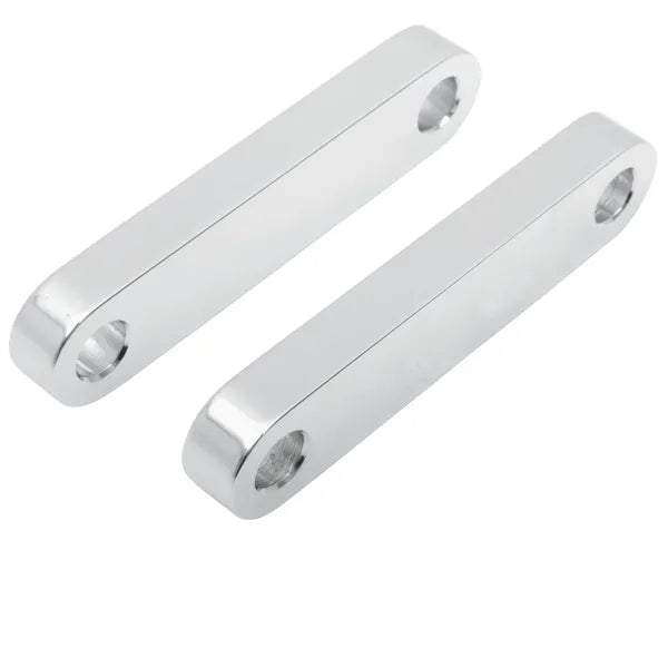 Harley-Davidson Softail Tire Hugger Front Fender motorcycle Mounting Blocks in chrome(Chrome blocks)