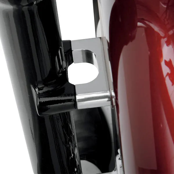 Harley-Davidson Motorcycles Softail (FXST) | Dyna (FXDWG) Tire Hugger Front Fender Mounting Blocks(21" Chrome)