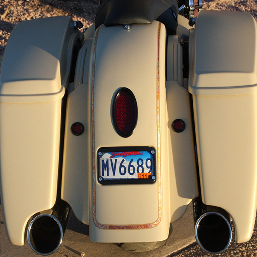 License Plate Frames for Motorcycles(The One Black)