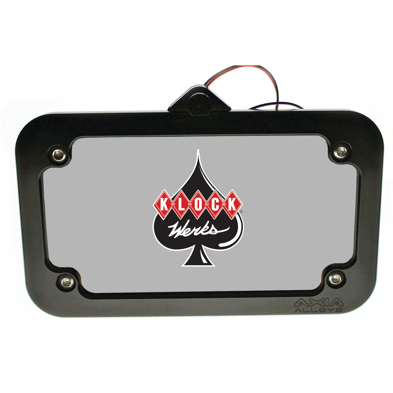 UNIVERSAL LICENSE PLATE HOLDER WITH 12 LEDS LIGHTS CE APPROVED - FOR 50CC  LICENSE PLATES