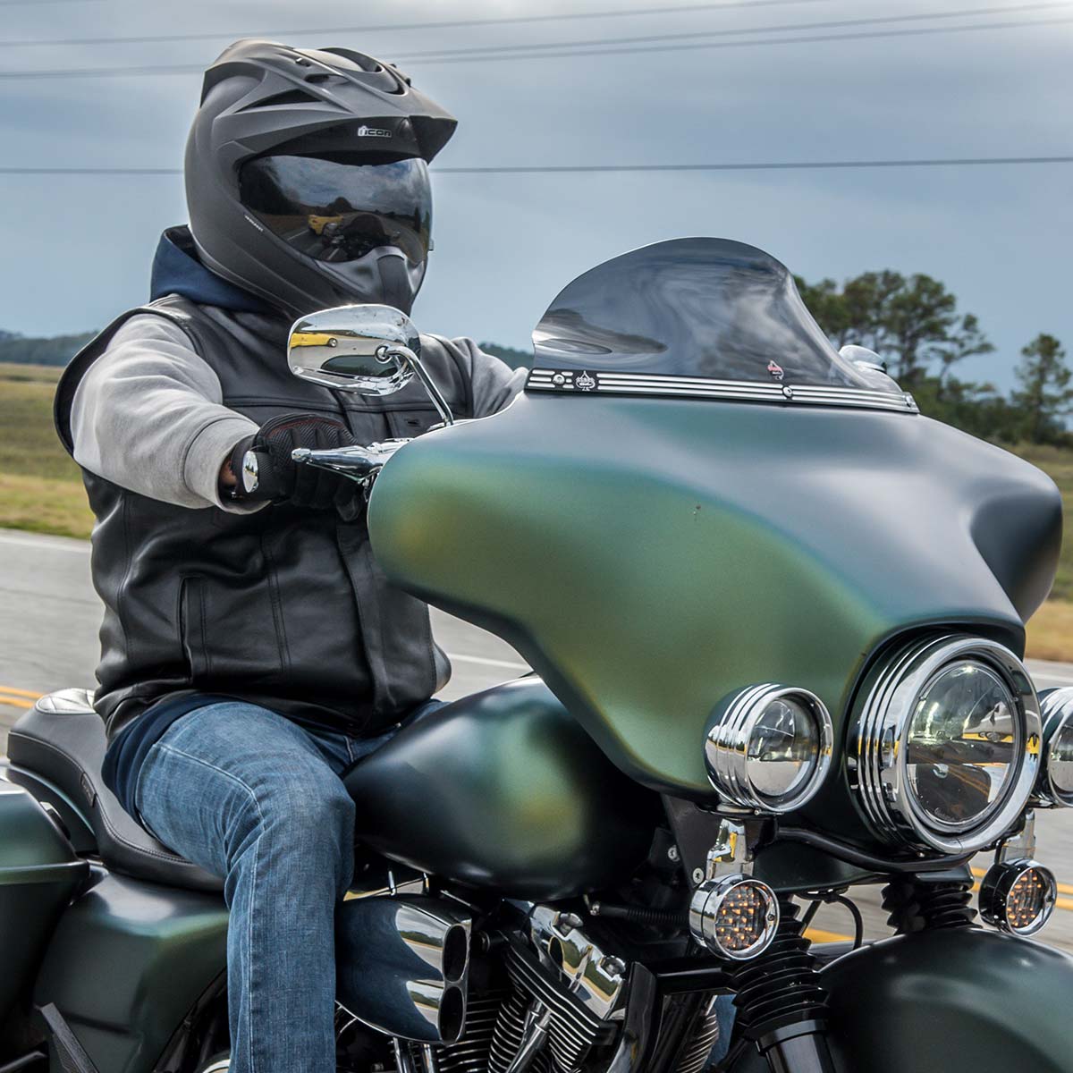 Flare™ Windshield for H-D 1996-2013 FLH