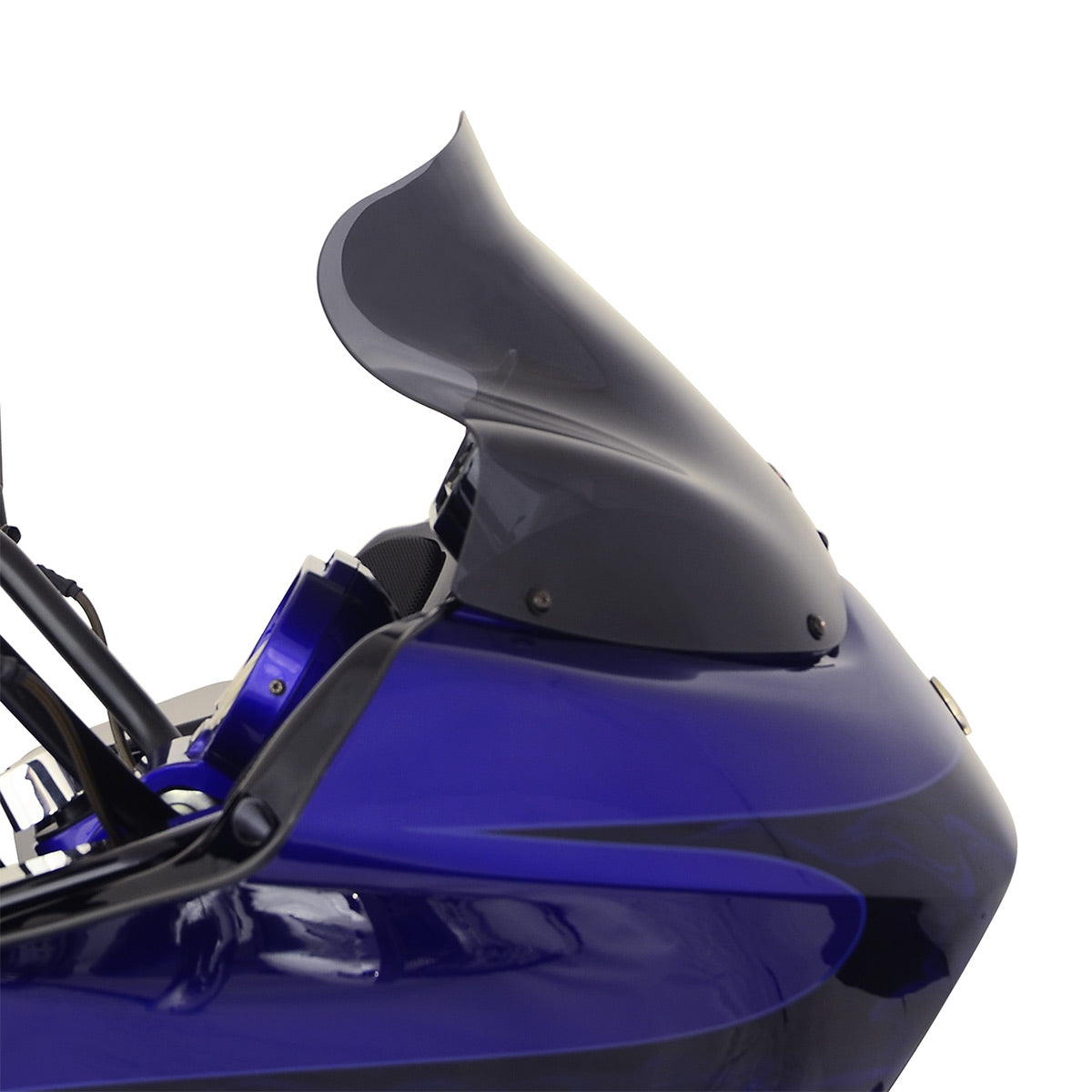 12" Sport Dark Smoke Windshield for Harley-Davidson 1998-2013 Road Glide Motorcycle Models(12" Sport - Dark Smoke)