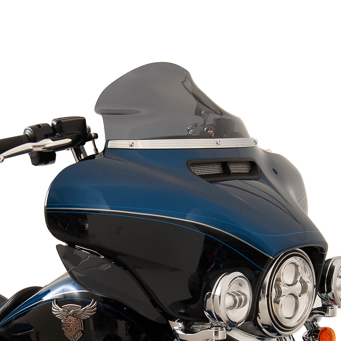 8.5" Dark Smoke Motorcycle Windshield for 2014-2023 Harley-Davidson FLH Motorcycle Models(8.5" Dark Smoke)