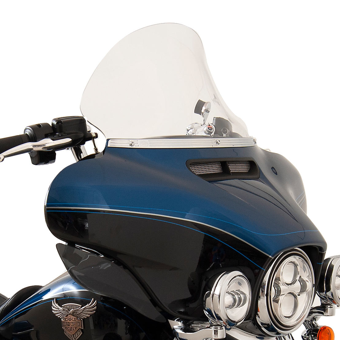 11.5" Clear Motorcycle Windshield for 2014-2023 Harley-Davidson FLH Motorcycle Models(11.5" Clear)