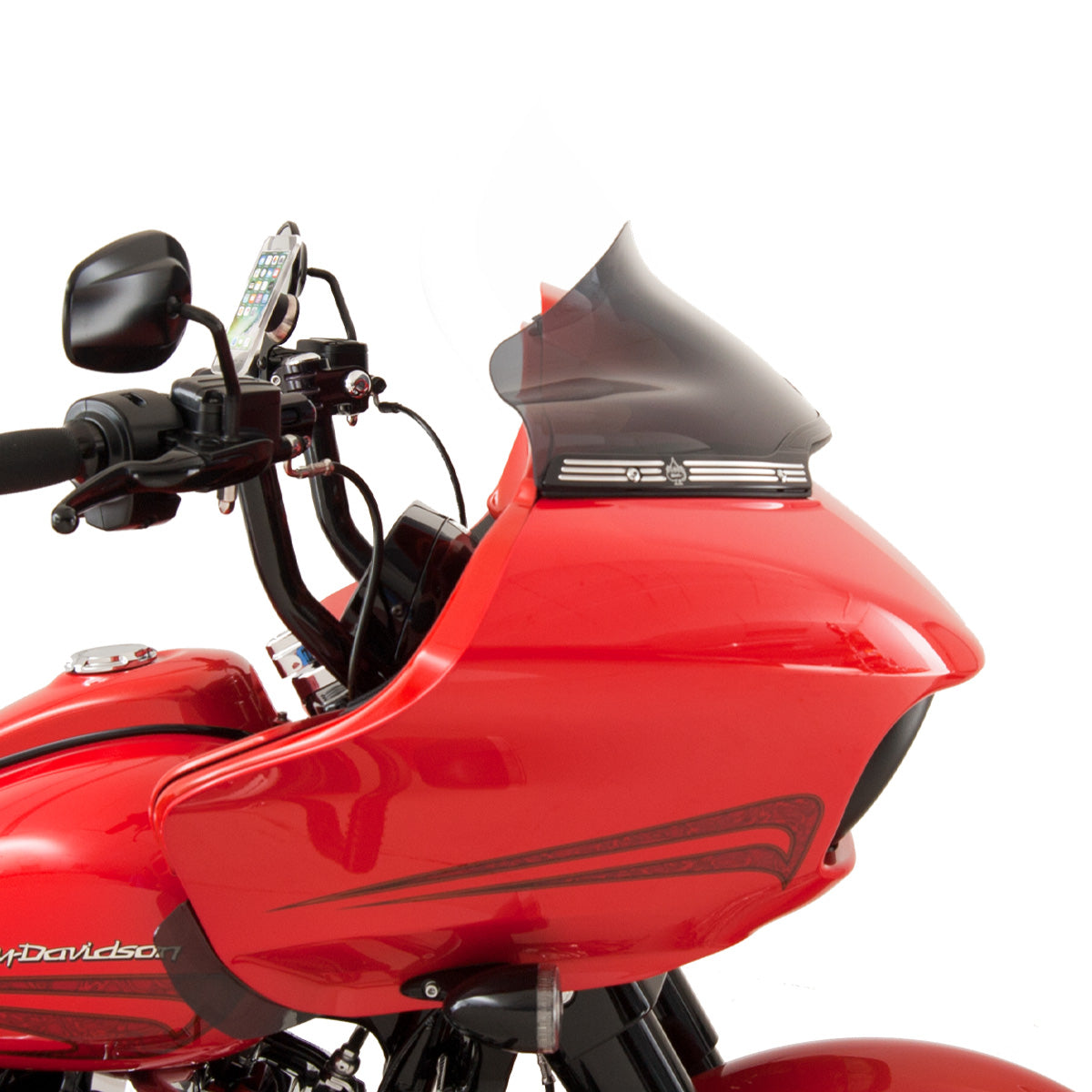 9" Sport Dark Smoke Flare™ Windshields for Harley-Davidson 2015-2024 Road Glide motorcycle models(9" Sport - Dark Smoke)