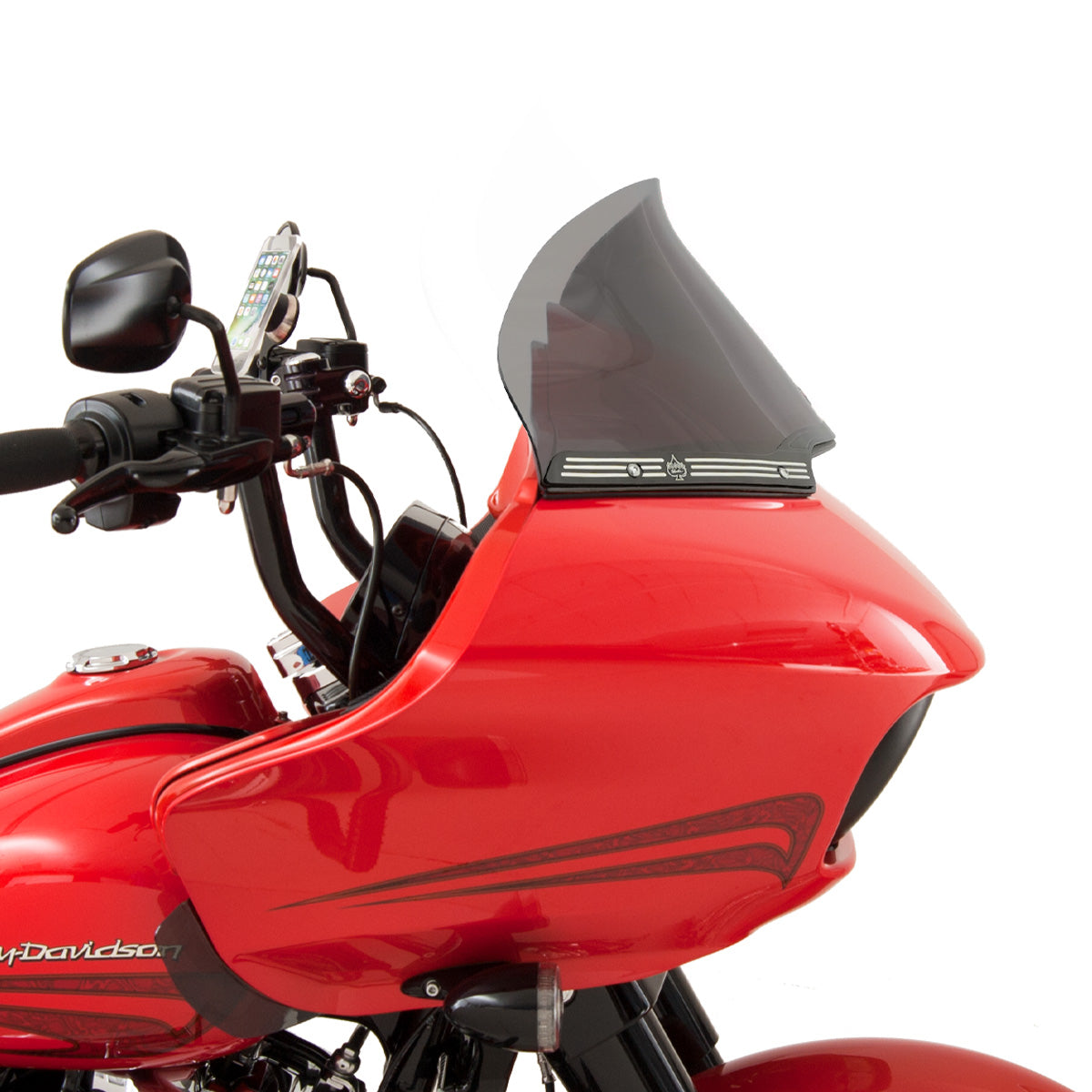 10" Pro-Touring Dark Smoke Windshields for Harley-Davidson 2015-2024 Road Glide motorcycle models(10" Pro-Touring - Dark Smoke)