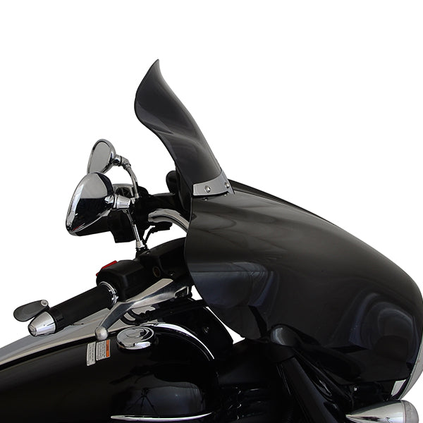 10" Dark Smoke Flare™ Windshield for Yamaha® Stratoliner motorcycle models(10" Dark Smoke)