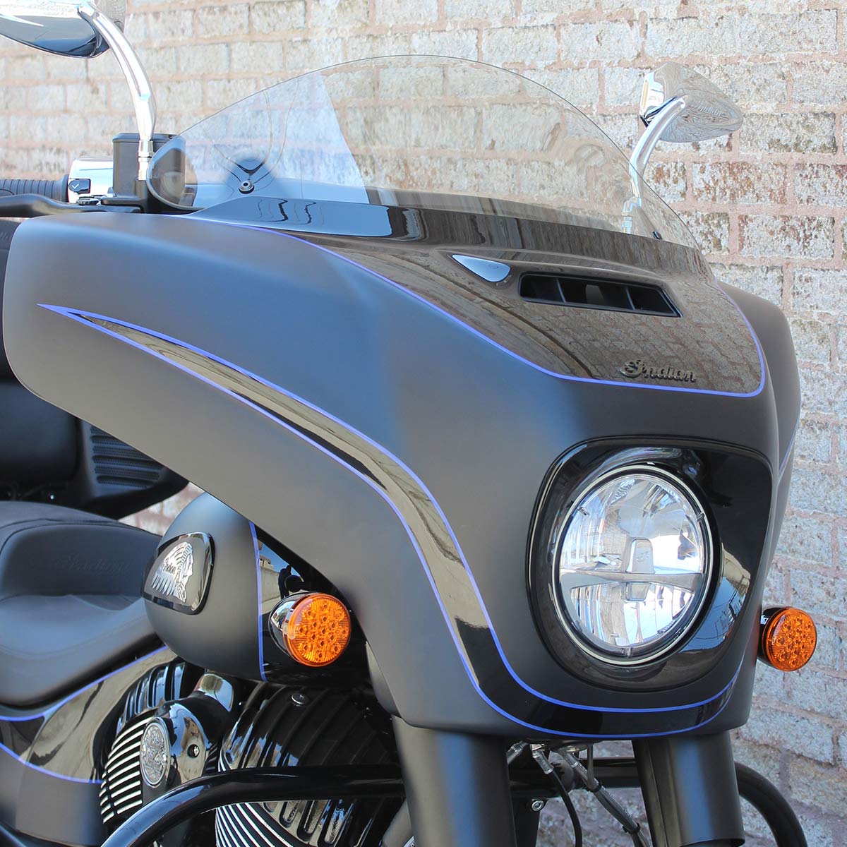 12" Tint Flare™ Windshield for Indian® 2014-2023 Chieftain and Roadmaster motorcycle models