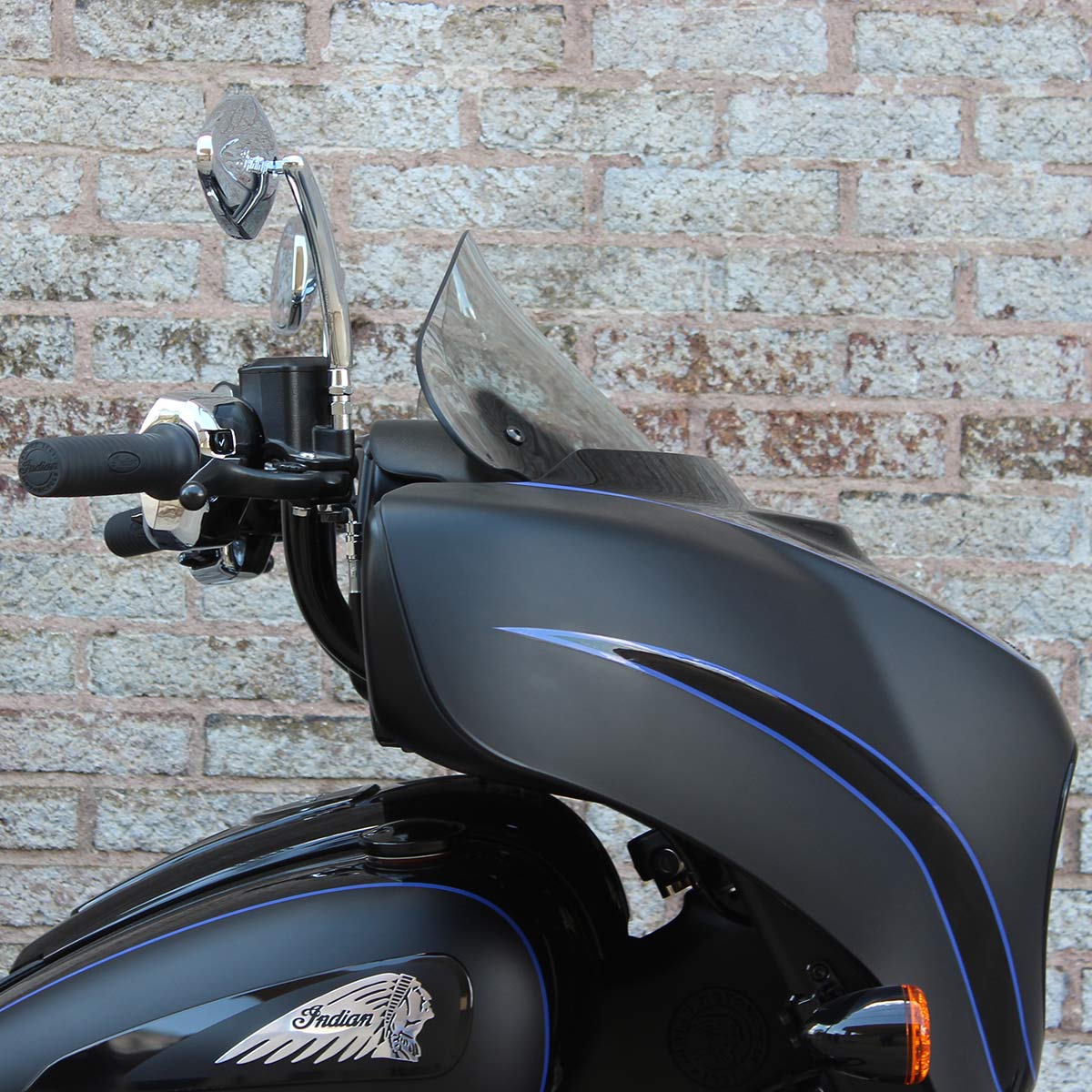 12" Tint Windshield for Indian® 2014-2023 Chieftain and Roadmaster motorcycle models(12" Tint)