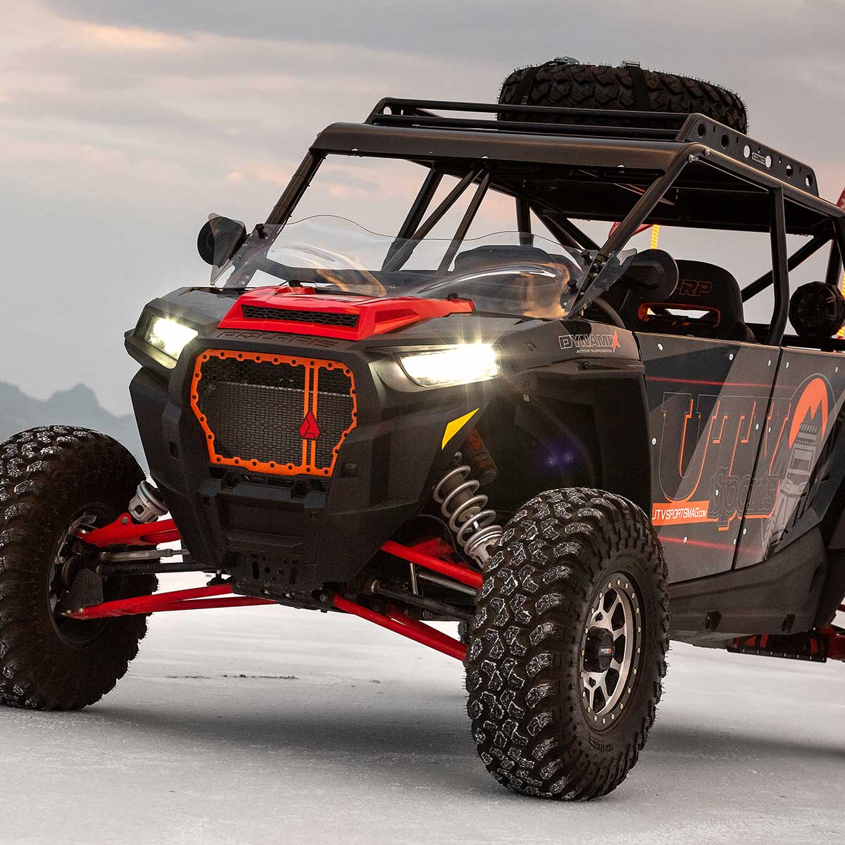 Mid Height Clear UTV Flare™ Windshield for Polaris® RZR 2014-2018 models(Mid Clear)