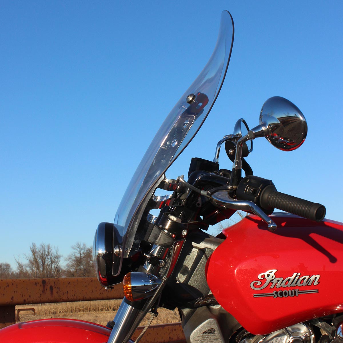 Tint Flare™ Windshield Air Management Kit For Indian® Scout Motorcycles(Tint)