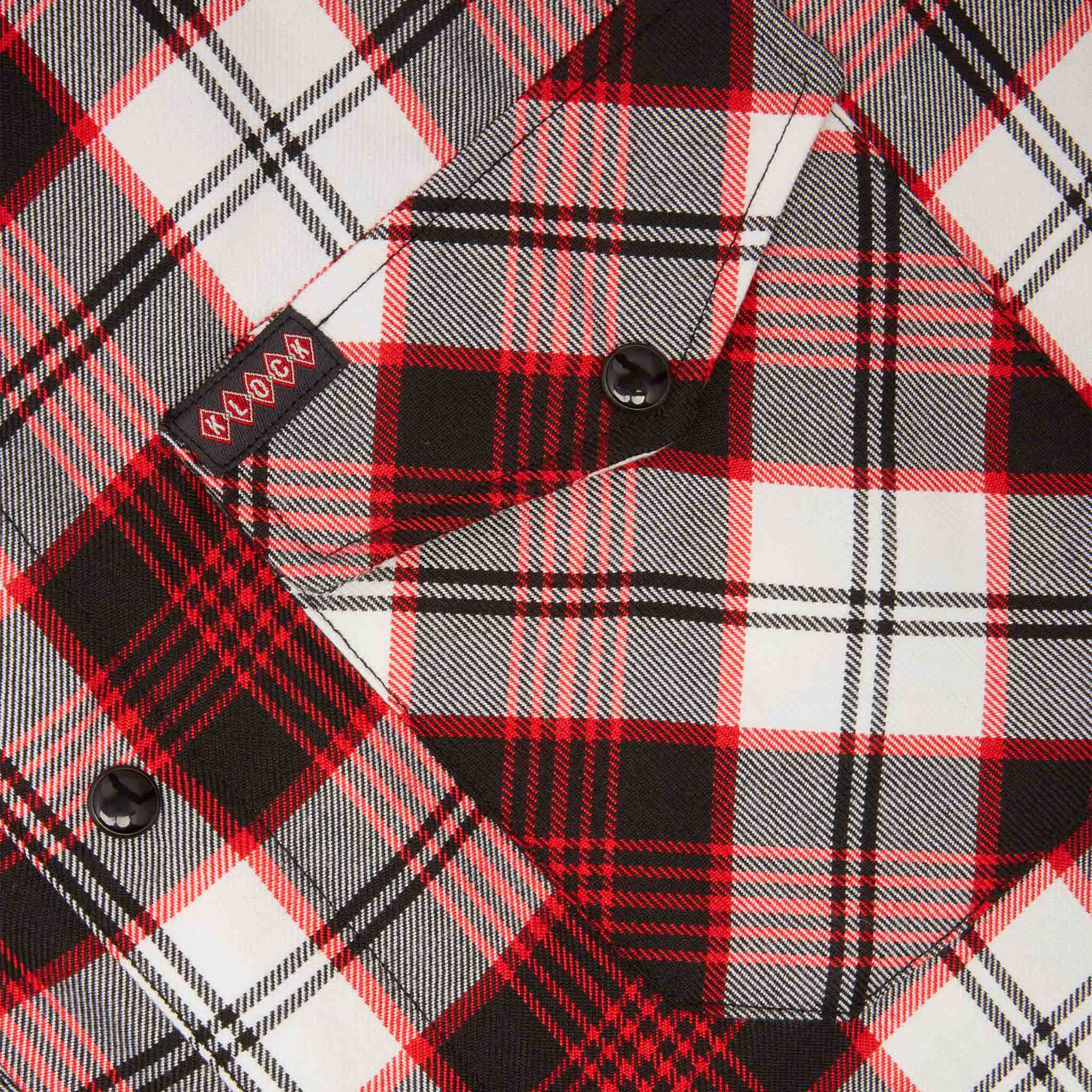 Klock Werks x Dixxon 25th Anniversary Flannel branded neck tag(Klock Werks branded neck tag)