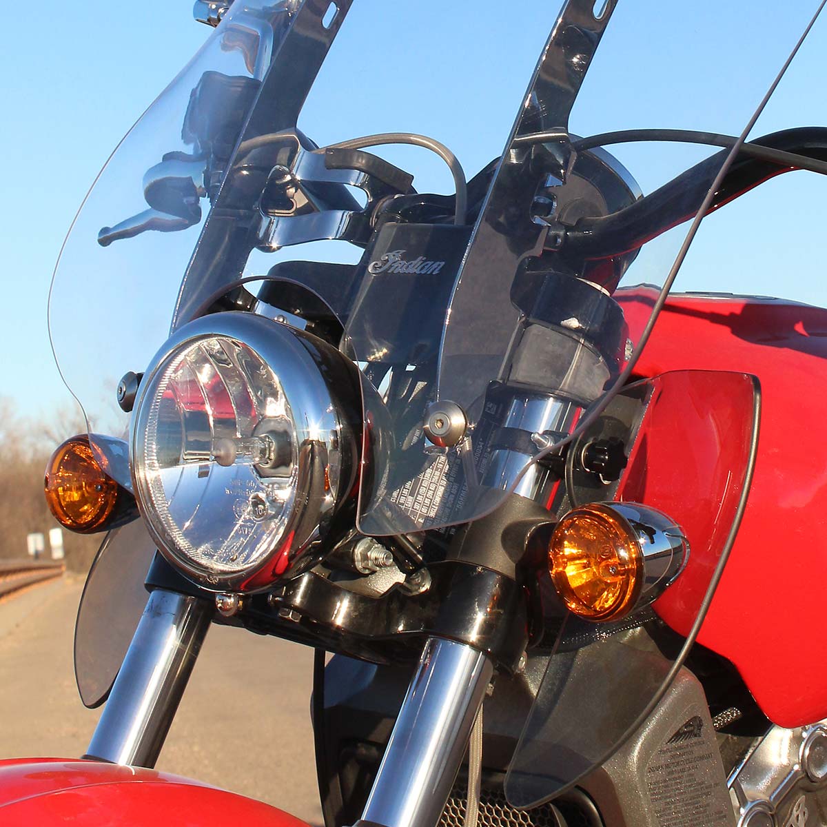 Tint Windshield Air Management Kit For Indian® Scout Motorcycles(Tint)