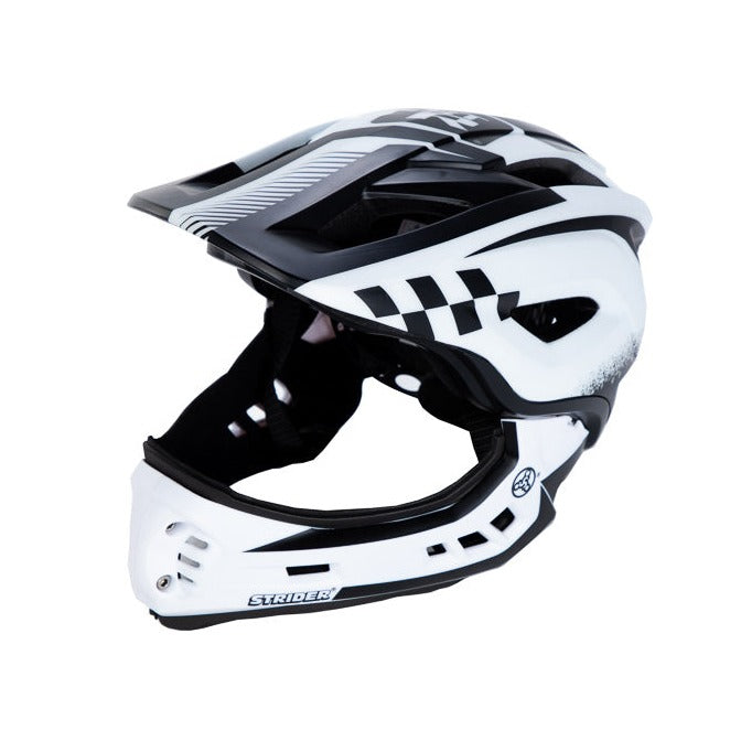 White Strider ST-R Full Face Helmet (White)