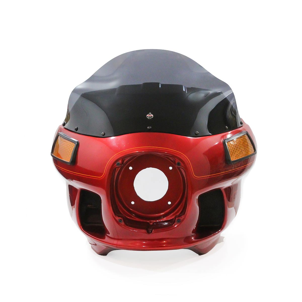 12" Dark Smoke Windshield for Harley-Davidson motorcycle models with FXRP, FXRT, FXRD Style Fairings(12" Dark Smoke)