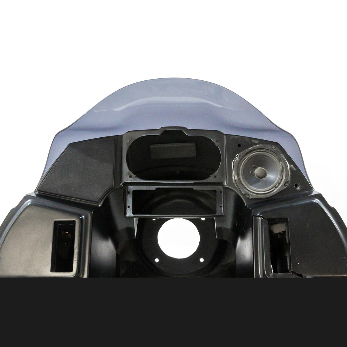 12" Dark Smoke Windshield for Harley-Davidson motorcycle models with FXRP, FXRT, FXRD Style Fairings(12" Dark Smoke)