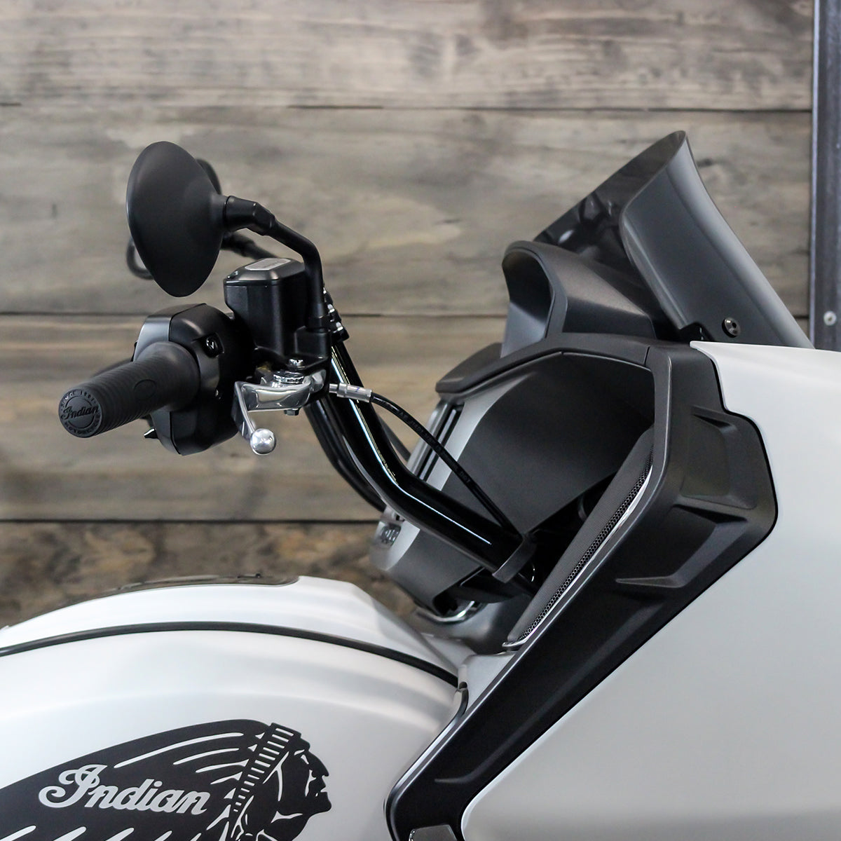 Black 13" KlipHanger Handlebar for Indian® Challenger and Pursuit Motorcycles(Black)
