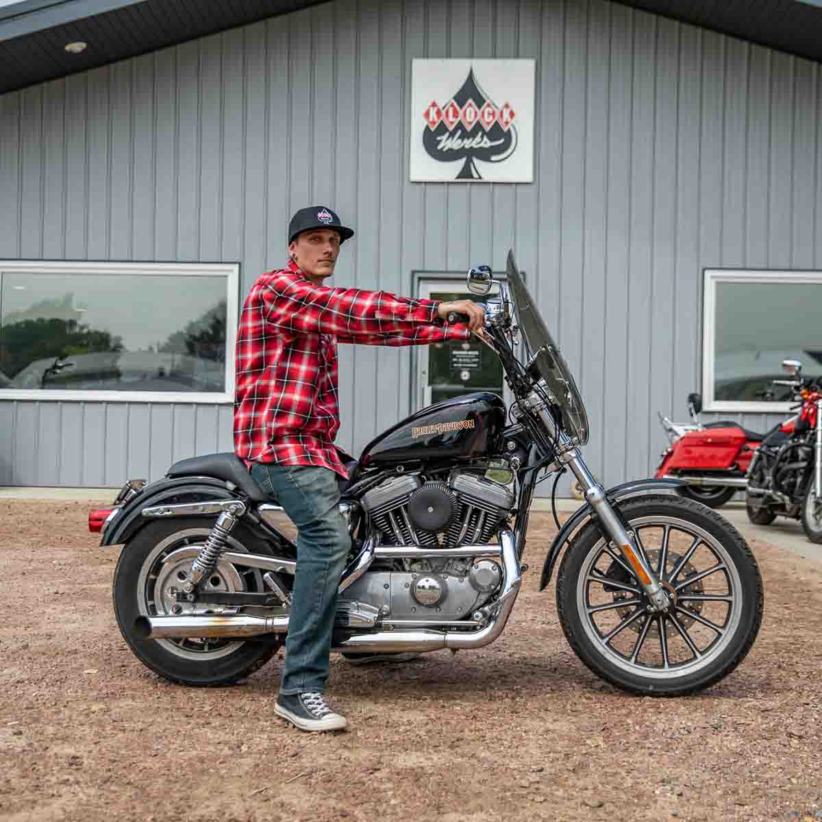 Klock Werks x Dixxon Tribute Flannel for Men Shelton is wearing Medium Men's Klock Werks x Dixxon Tribute Flannel(Shelton is wearing Medium Men's Klock Werks x Dixxon Tribute Flannel.)