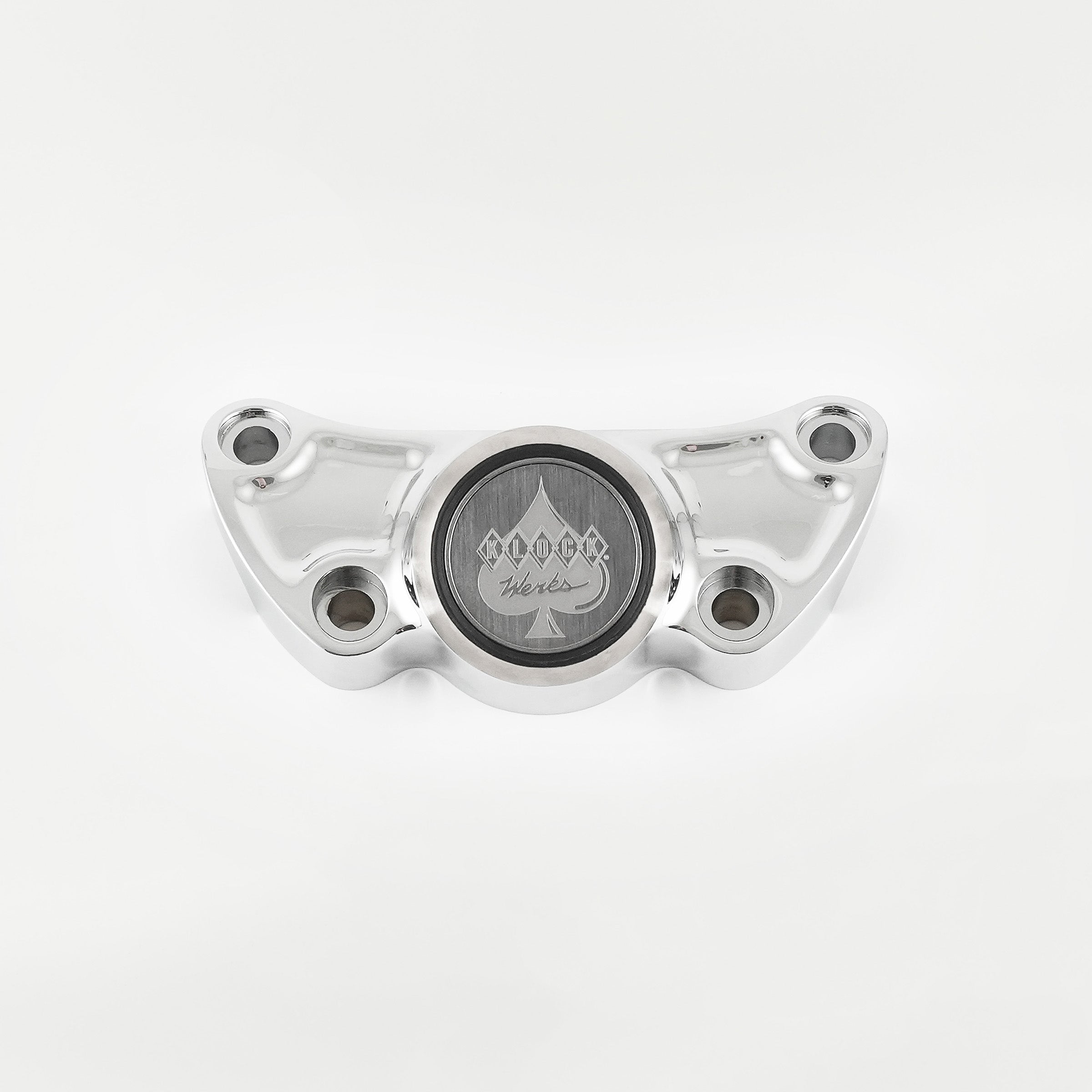 Chrome Center Riser Magnetic Phone Mount for Harley Davidson Motorcycles(Chrome Center Riser Mount)