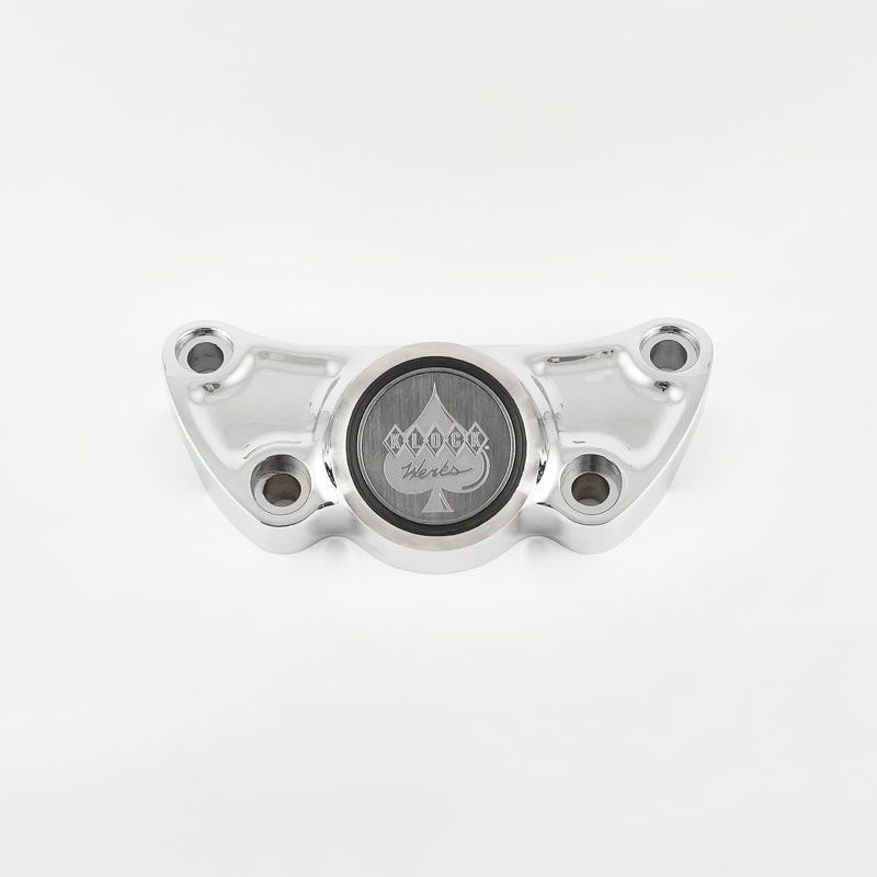 Chrome Center Riser Magnetic Phone Mount for Harley Davidson Motorcycles(Chrome Center Riser Mount)