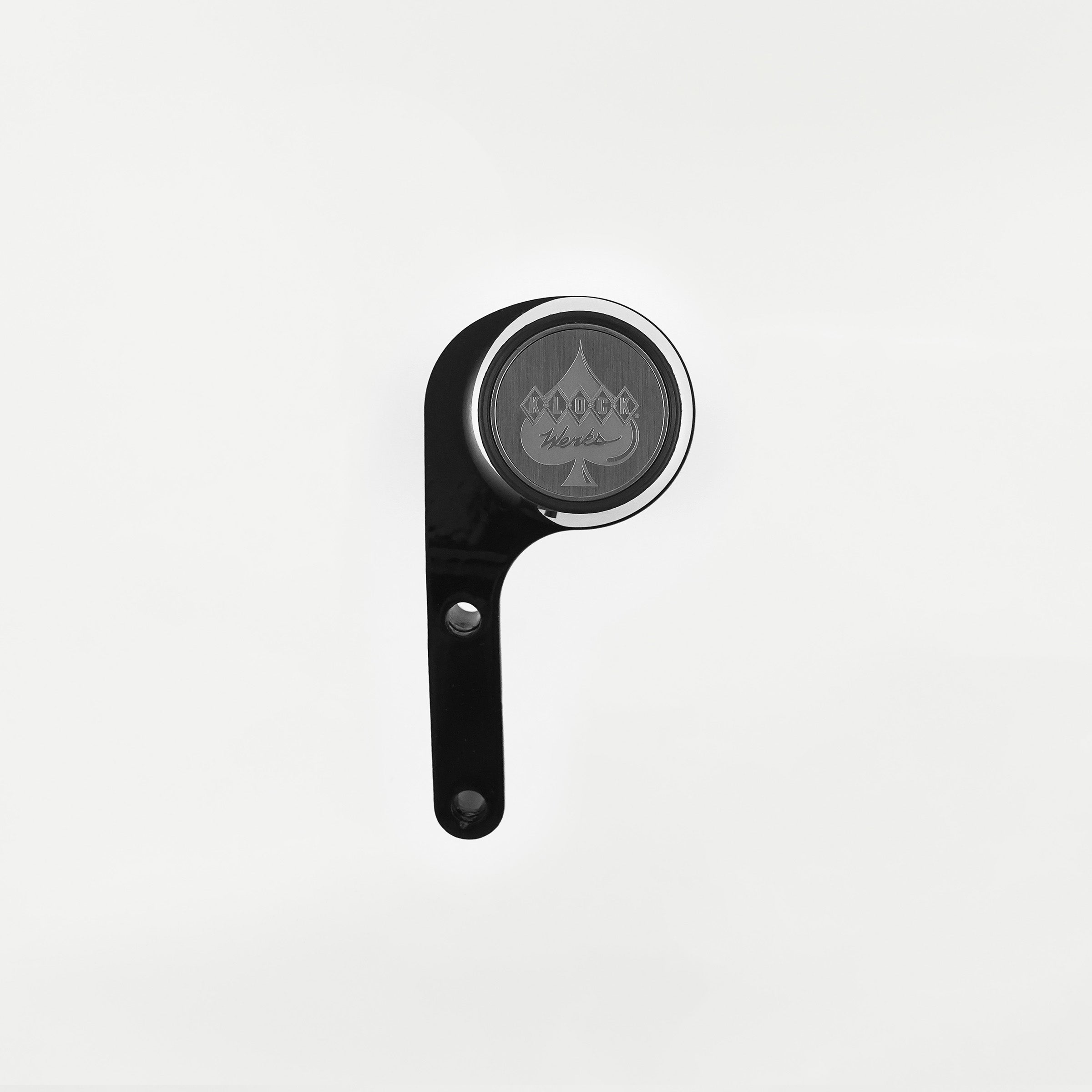 Perch Handlebar Magnetic Phone Mount for Indian® Heavyweight Motorcycles shown in black(Left Black Perch Mount)