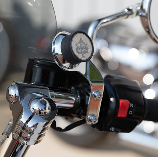 Right Chrome Perch Handlebar Magnetic Phone Mount for Indian® Scout® Motorcycles on bike(Right Chrome Perch Mount on bike)