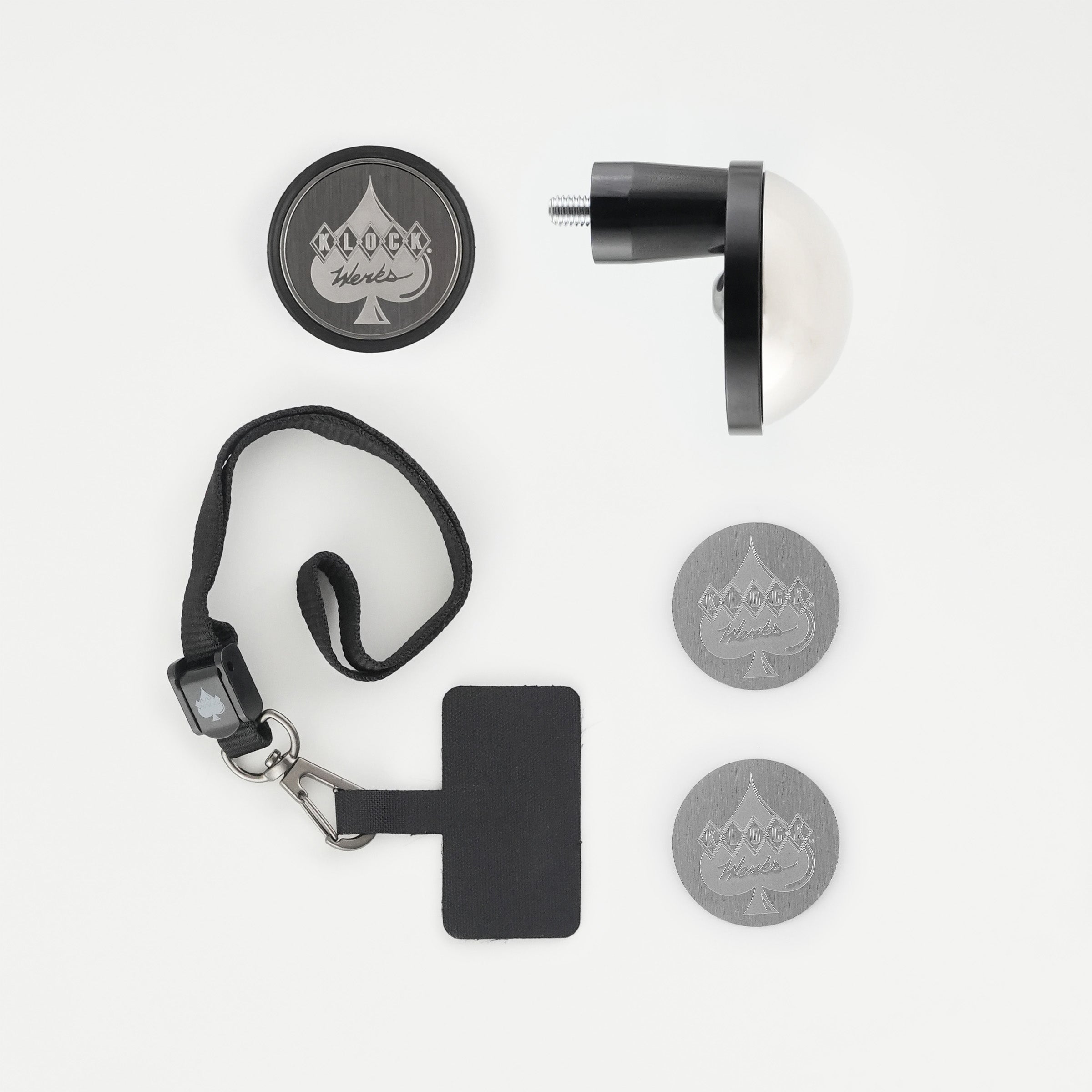 Magnetic Phone Mount for Polaris® Slingshot showing complete kit (Dash Mount - Complete Kit)