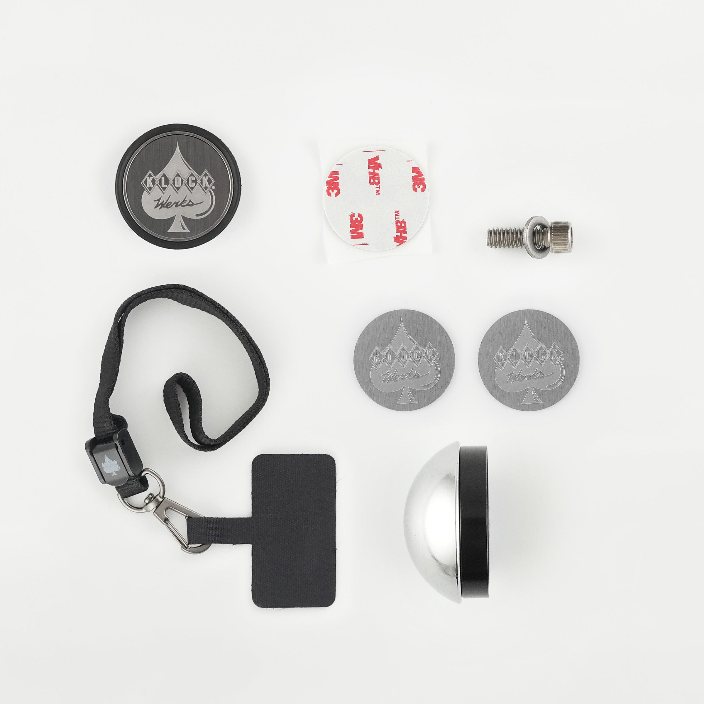 Universal Magnetic Phone Mount Hardware (Universal Phone Mount - Complete Kit)
