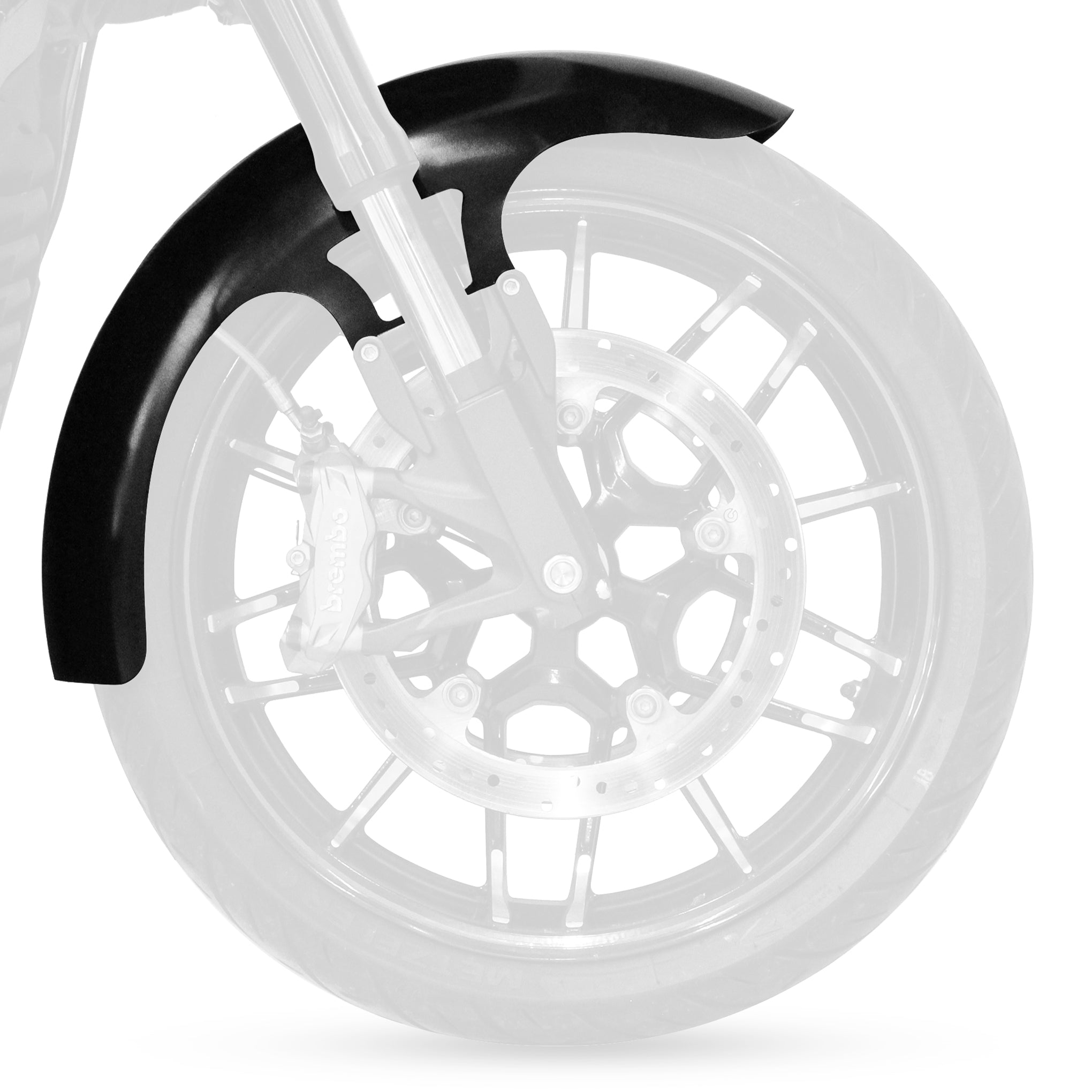 Performance Bagger Tire Hugger Front Fenders for Indian® Challenger, Pursuit and Sport Chief Motorcycles(PB (Performance Bagger))