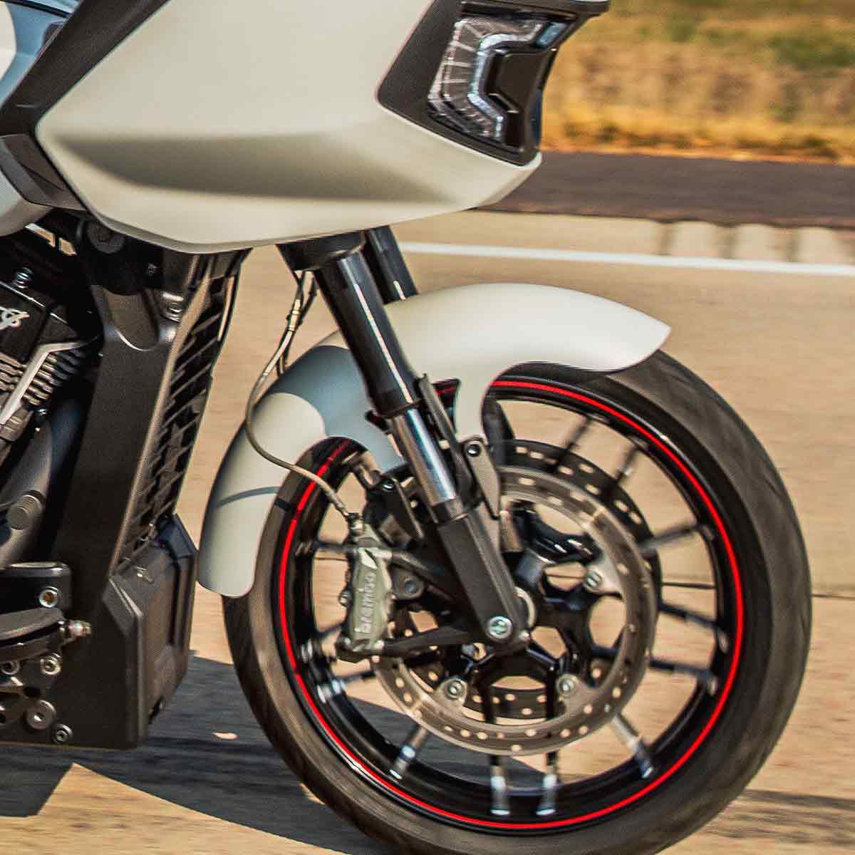 Performance Bagger Tire Hugger Front Fenders for Indian® Challenger, Pursuit and Sport Chief Motorcycles(PB (Performance Bagger))