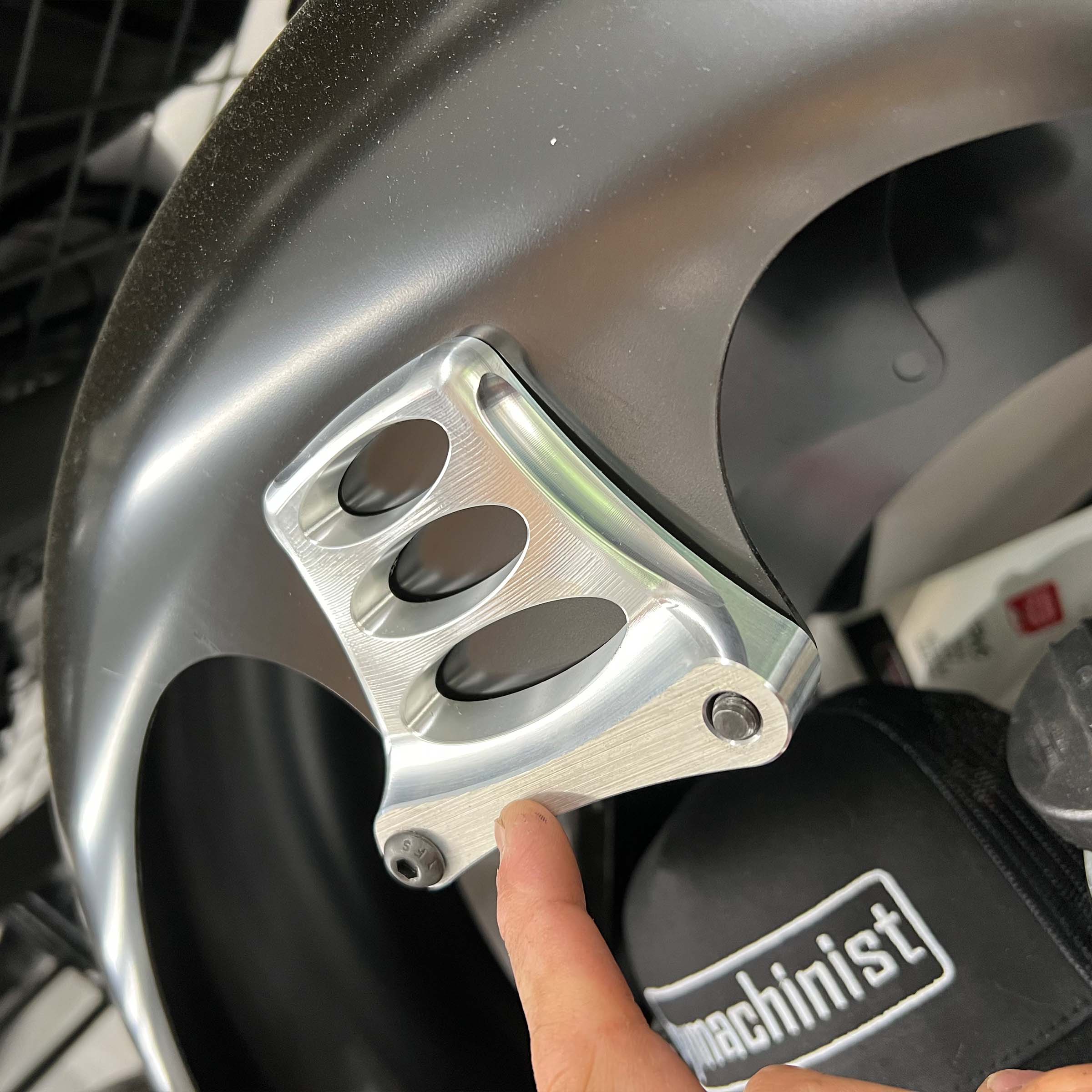 Inverted Fork Steadfast Fender Mounting Blocks example of size(Inverted Fork Steadfast Blocks)