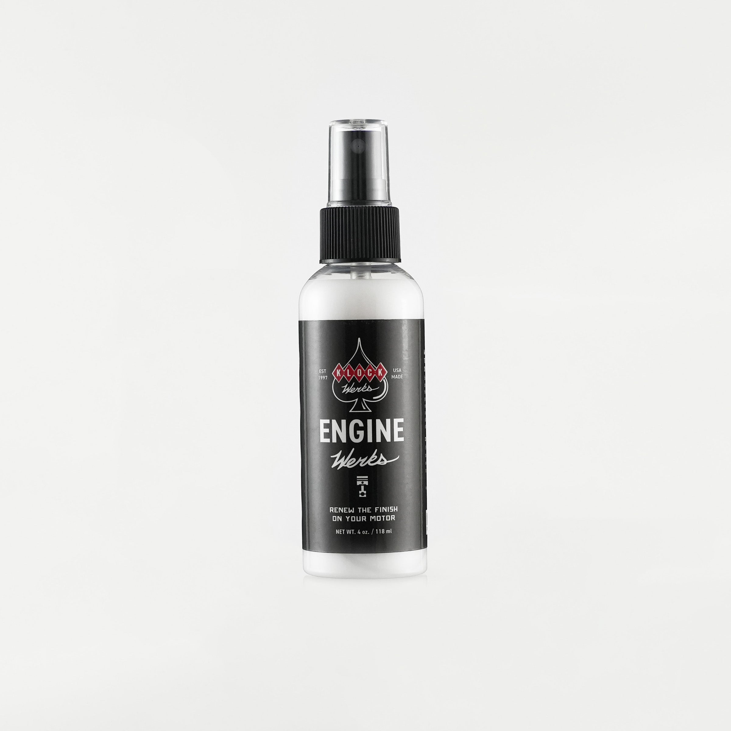 4 oz Engine Werks cleaning product bottle(4 oz. Engine Werks)
