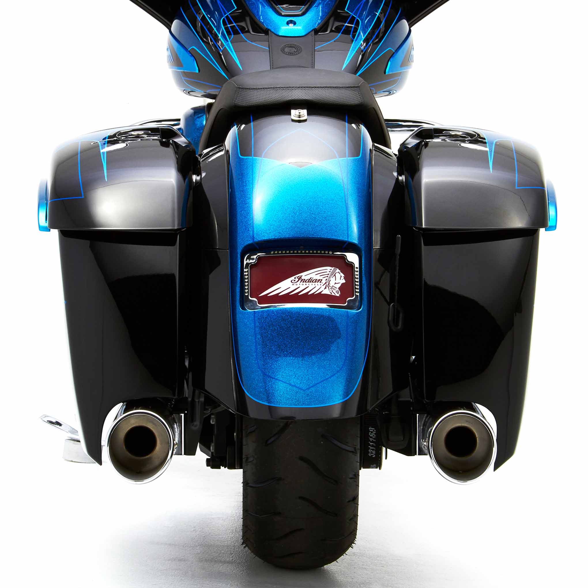 Reytelo Bag Extensions For Indian® 2019-2024 Chief, Chieftain, Roadmaster, and Springfield with new style bags
