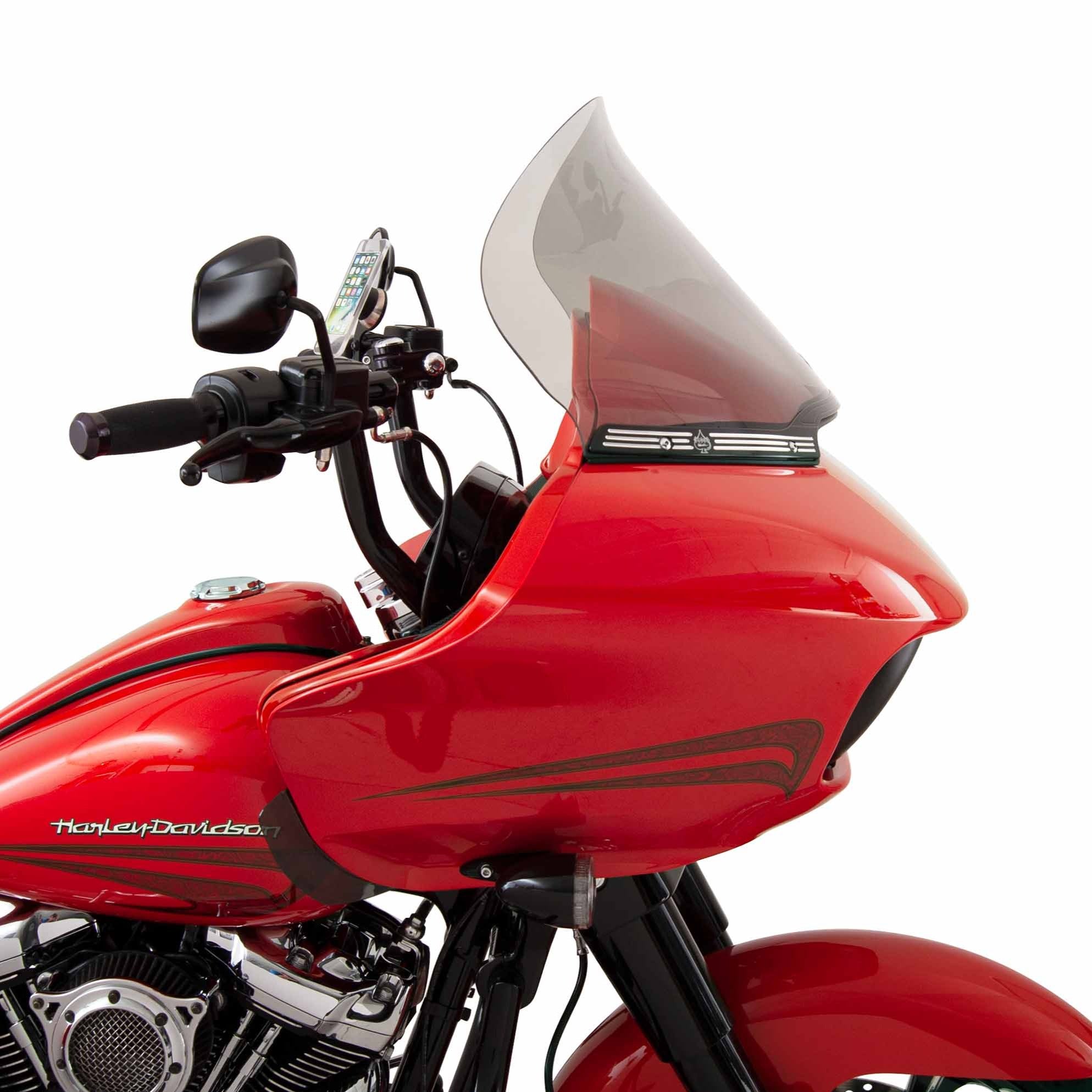 12" Pro-Touring Tint Flare™ Windshields for Harley-Davidson 2015-2024 Road Glide motorcycle models(15" Pro-Touring - Tint)